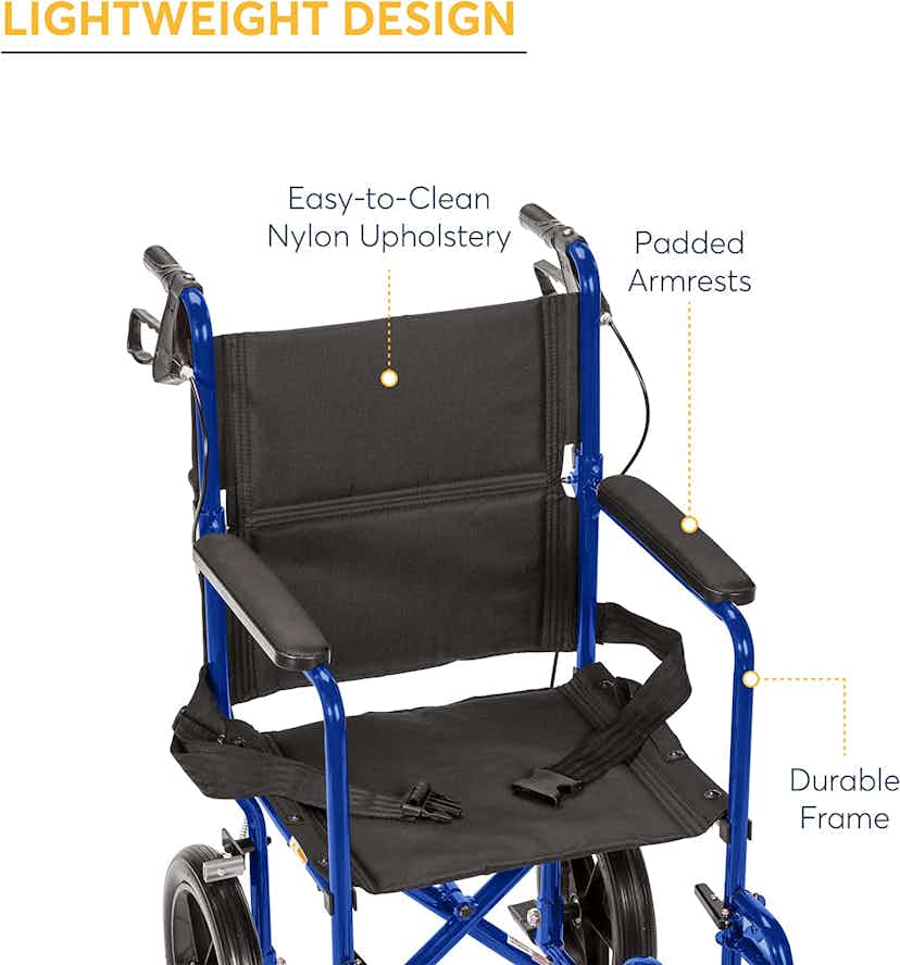 drive Expedition Lightweight Transport Wheelchair | Carewell