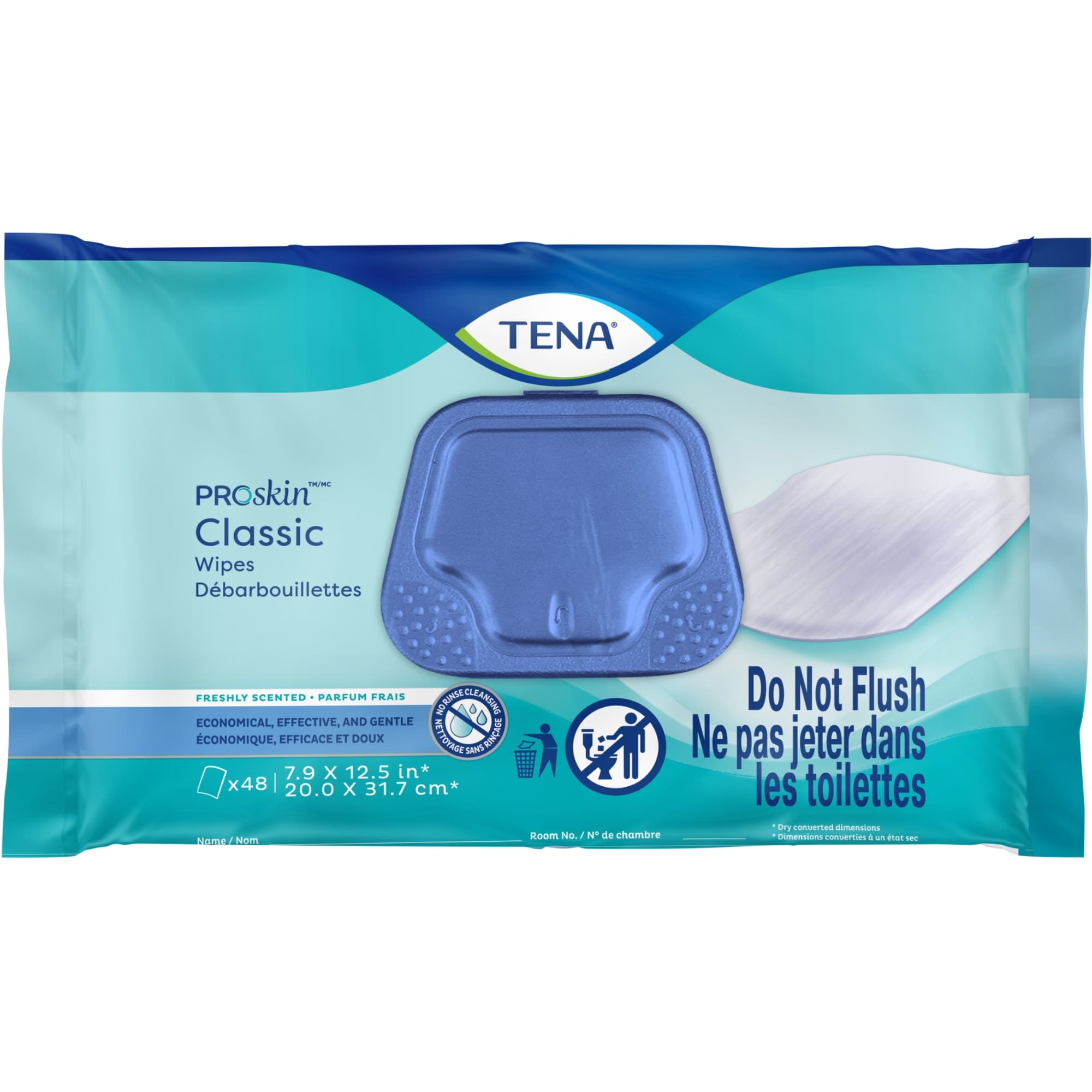 TENA ProSkin Classic Premoistened Adult Washcloths