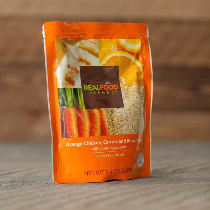 Real Food Blends Tube Feeding Formula, Pouch, 49746, Orange Chicken, 1 Pouch