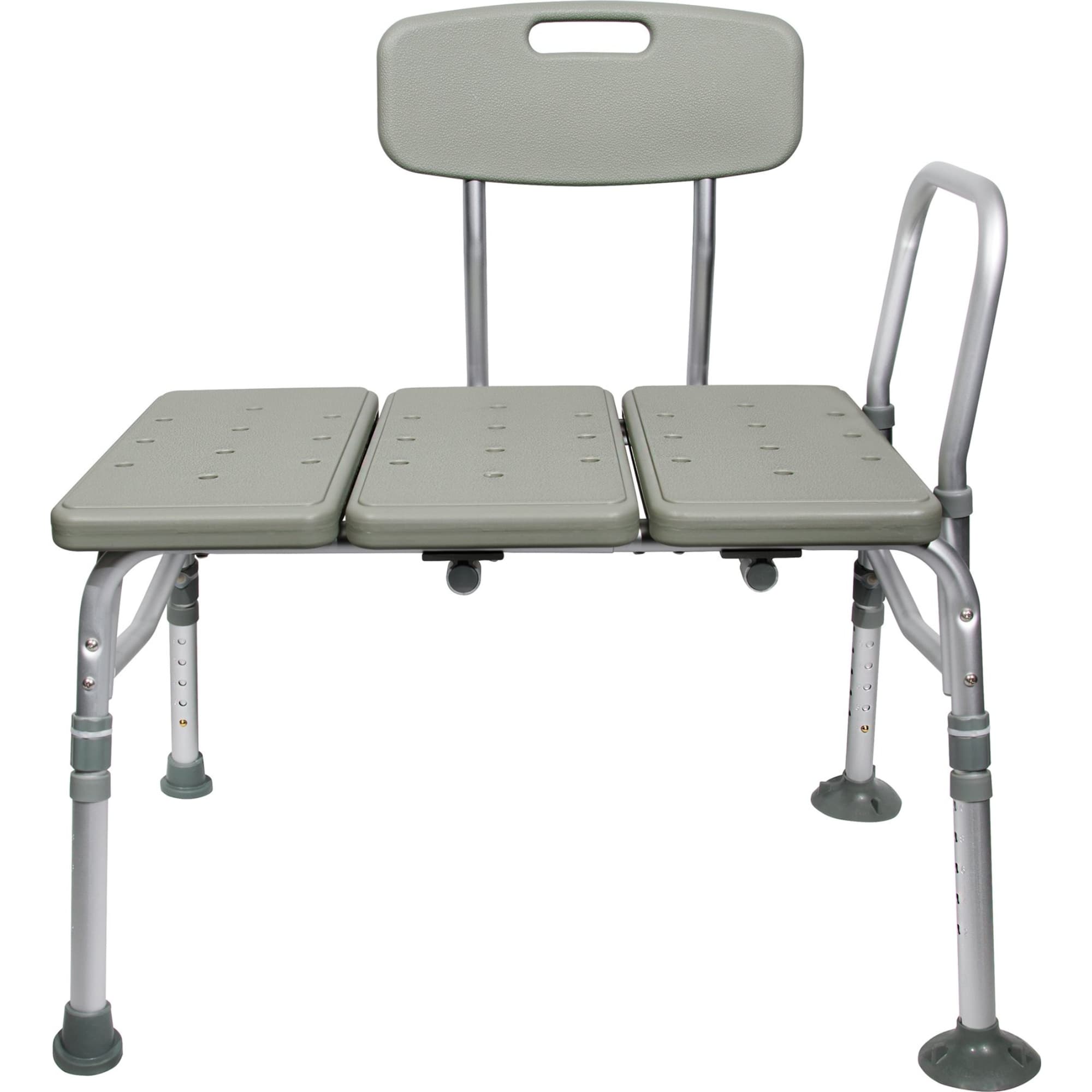 McKesson Knocked Down Bath Transfer Bench with Removable Arm Rail