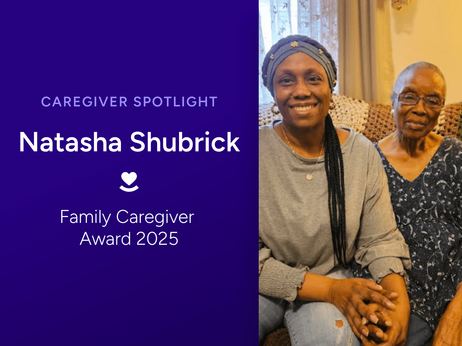 2025 Family Caregiver Award Winner: Natasha Shubrick
