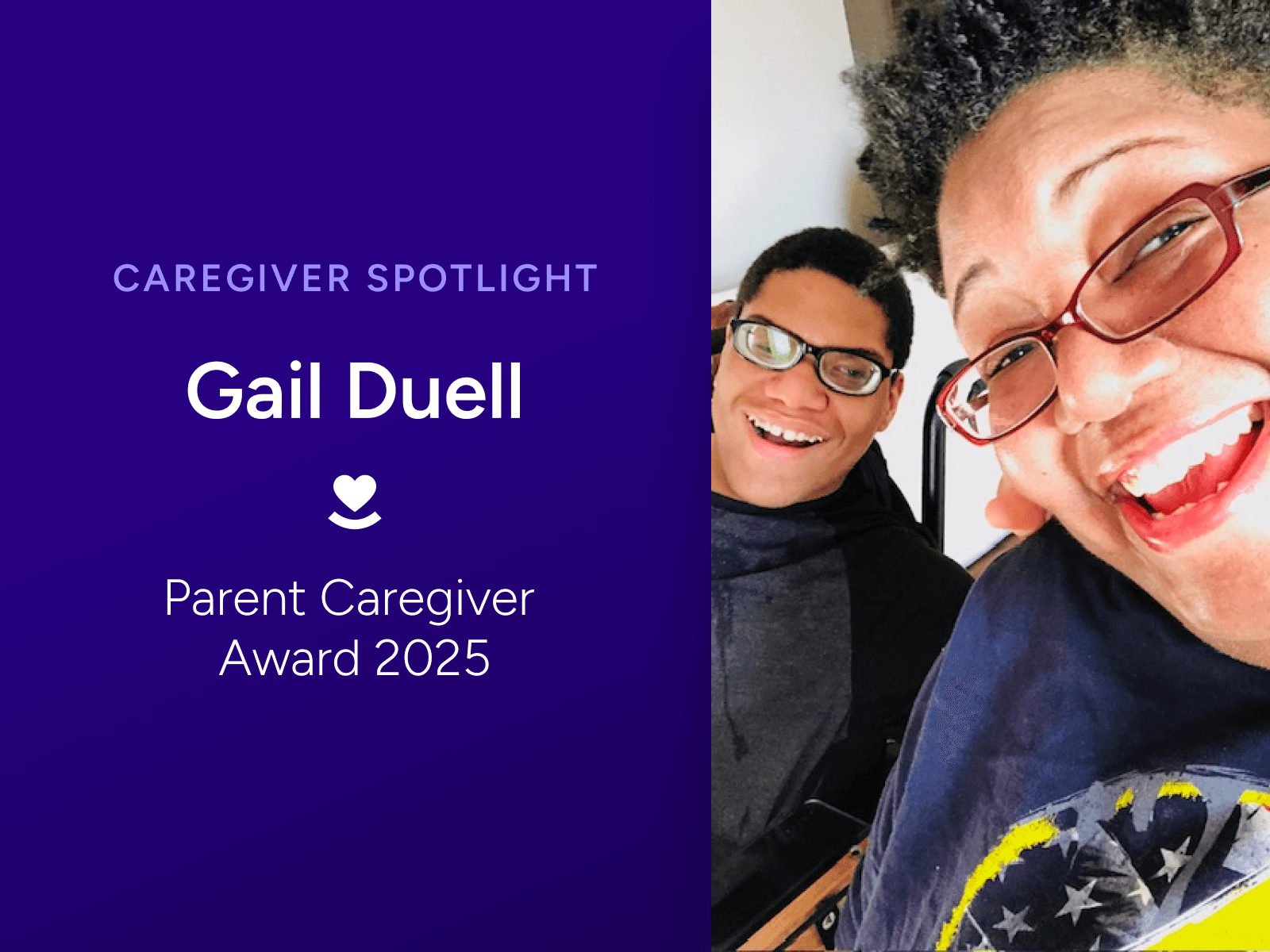 2025 Parent Caregiver Award Winner: Gail Duell