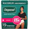 Depend Fresh Protection Underwear for Women, Maximum