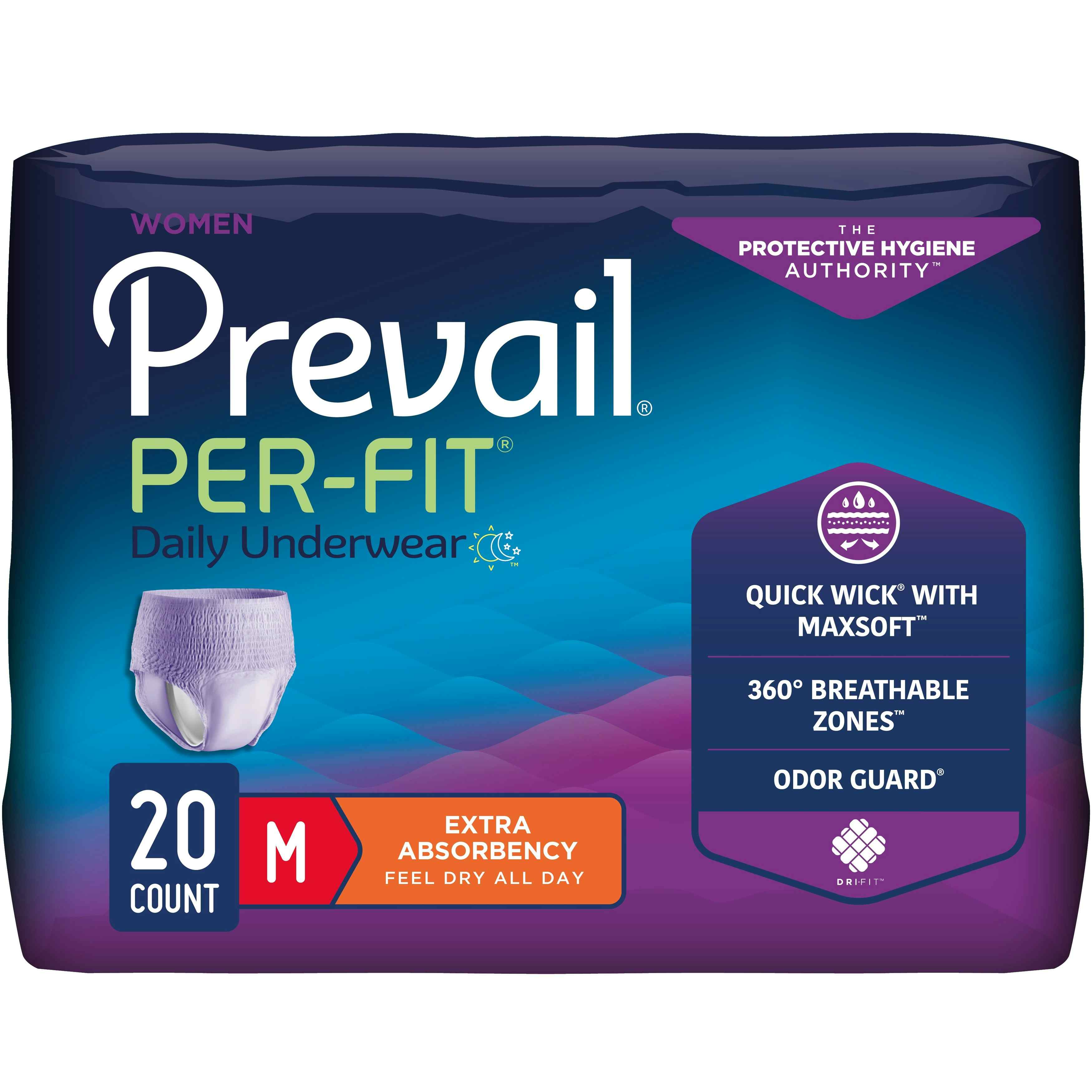 Prevail Per-Fit Incontinence Protective Underwear for Women