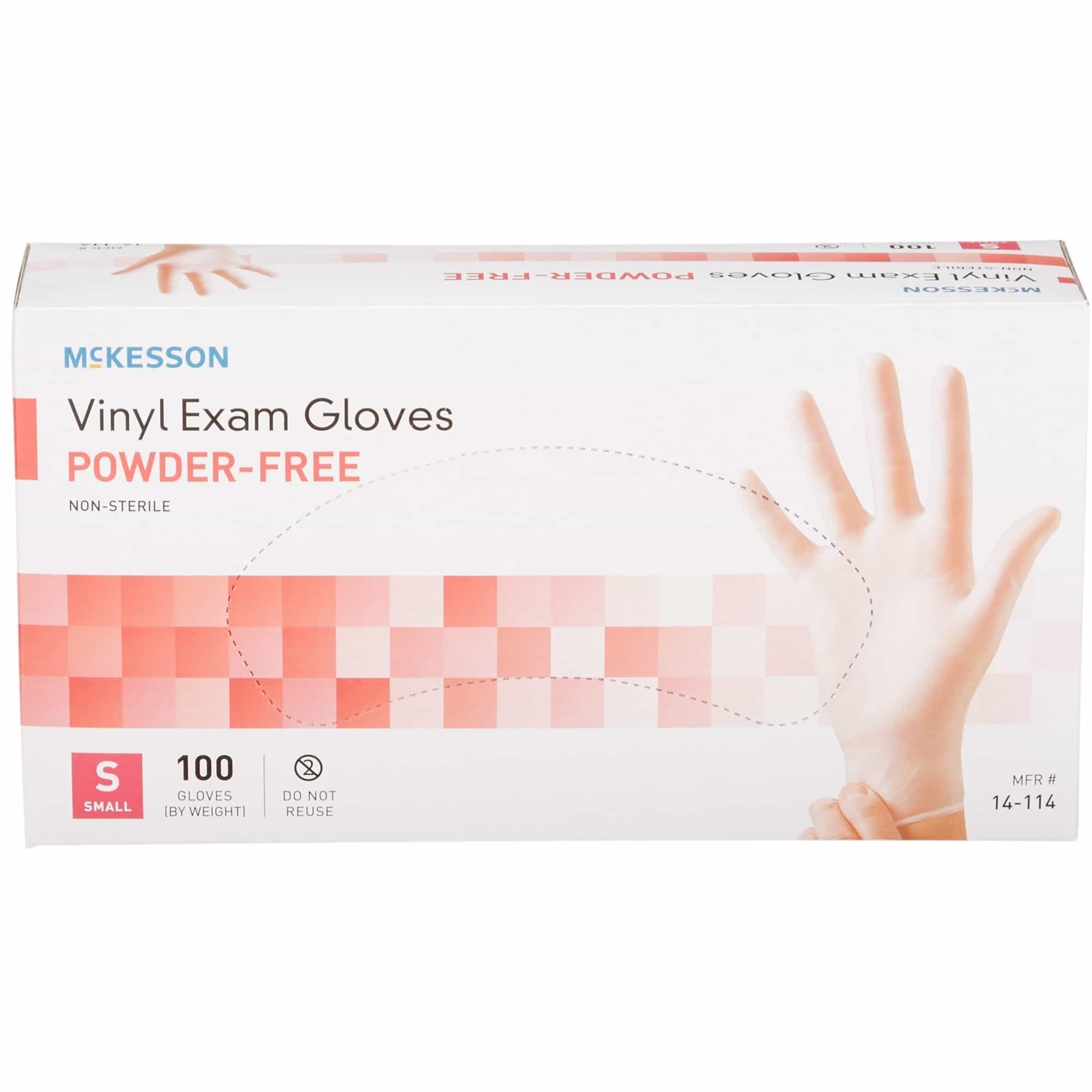 McKesson Vinyl Powder-Free Exam Gloves