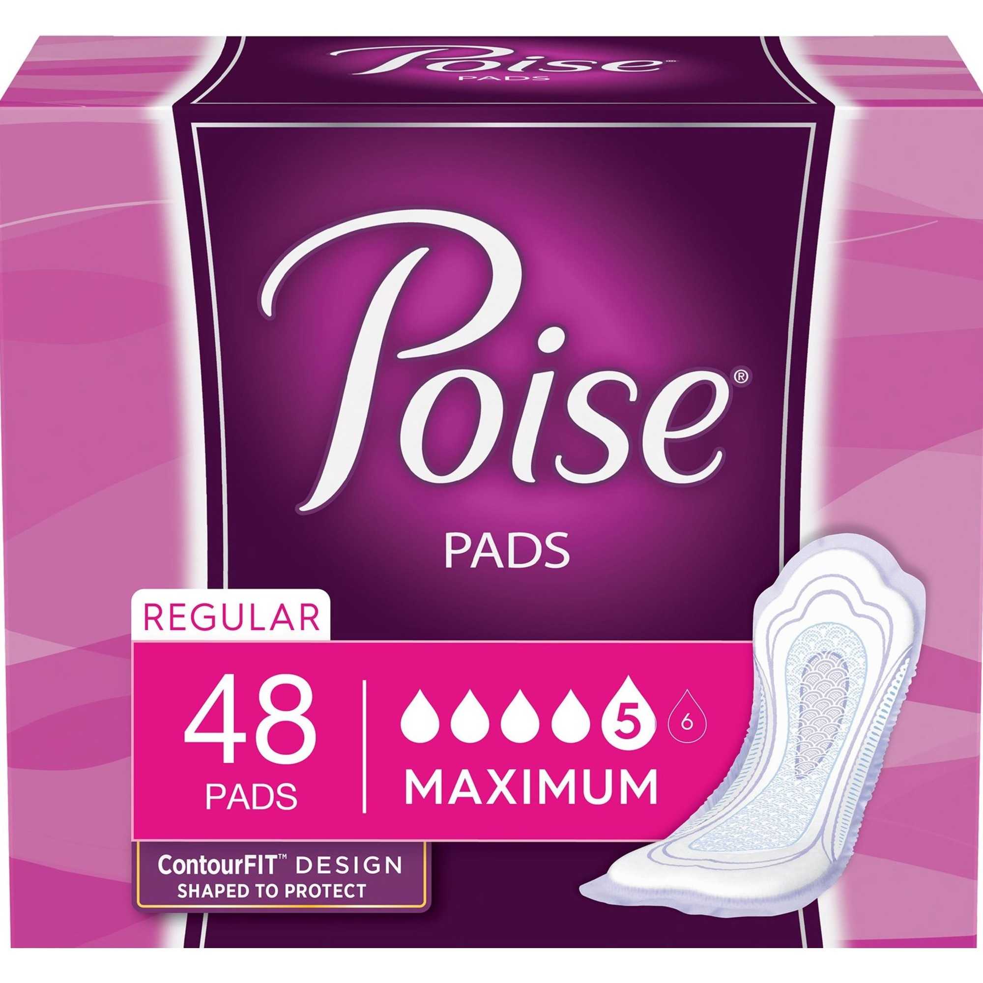 Poise Original Pads, Maximum