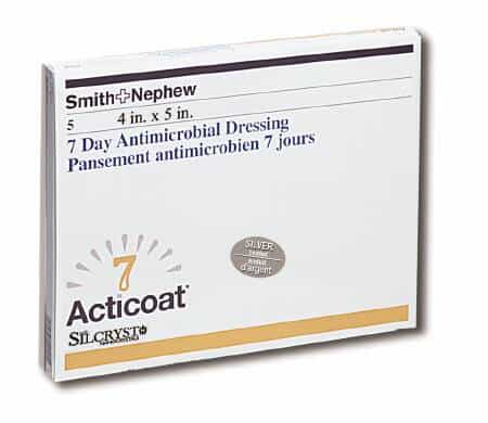 Acticoat 7 Day Antimicrobial Dressing, 4 X 5"