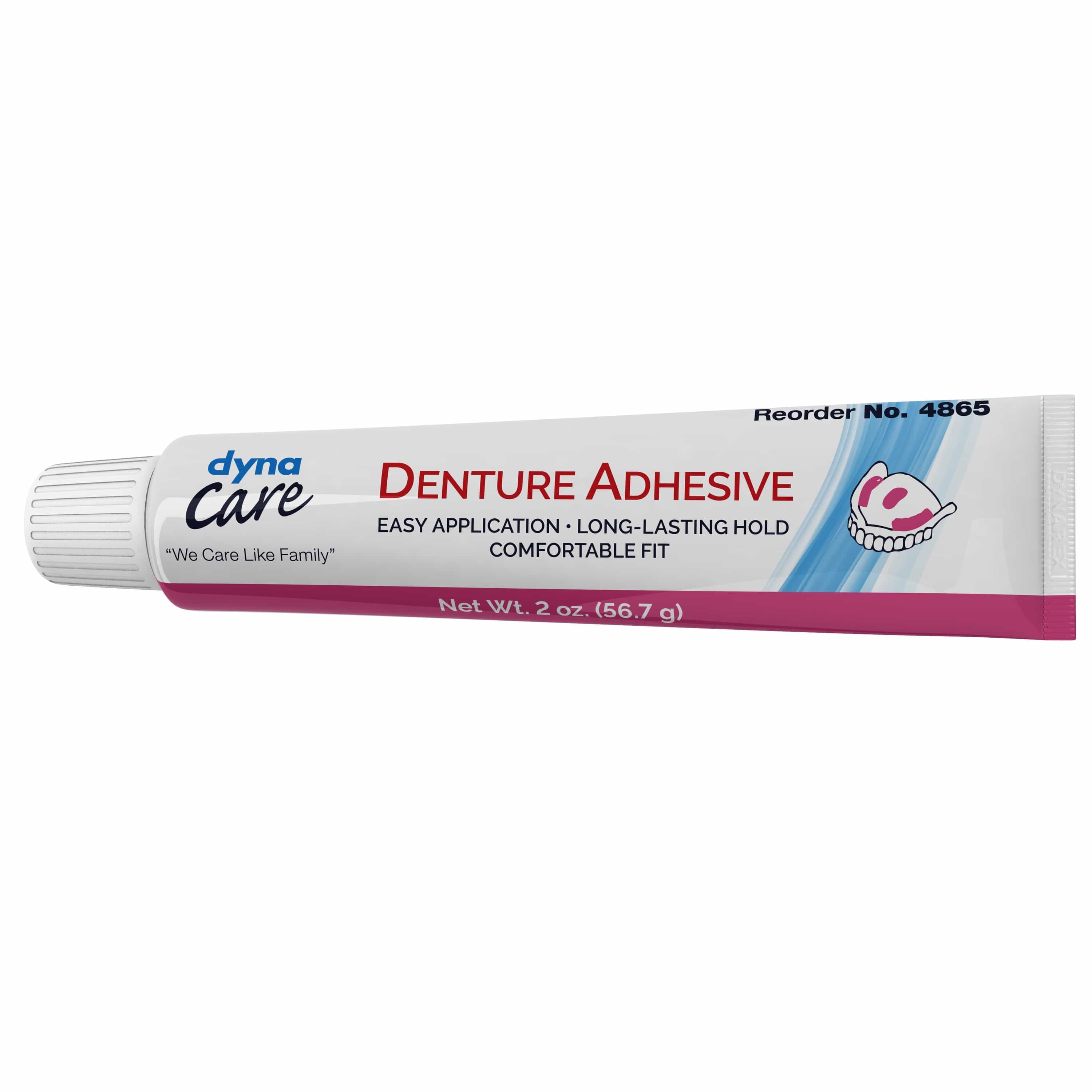 Dynarex DynaCare Denture Adhesive, 2 oz.