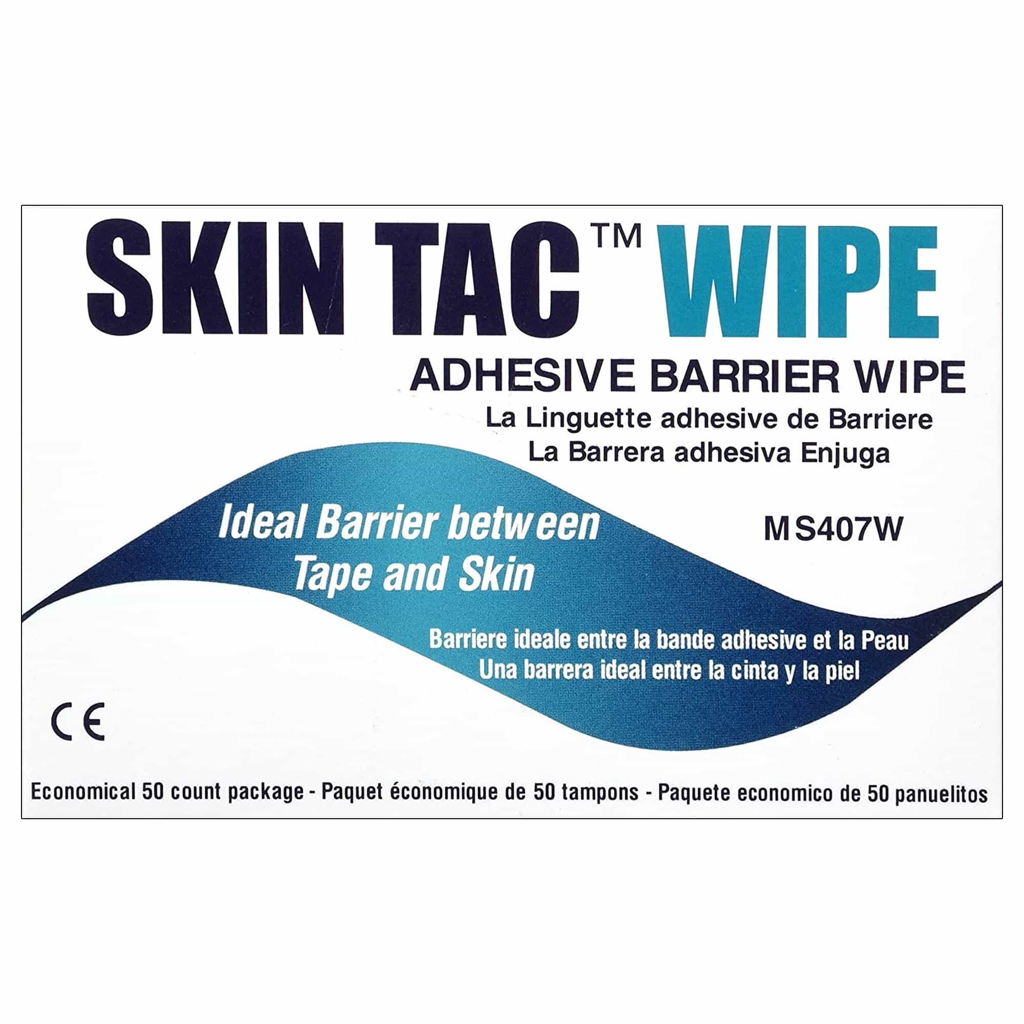 Skin Tac Wipe Adhesive Barrier Wipe