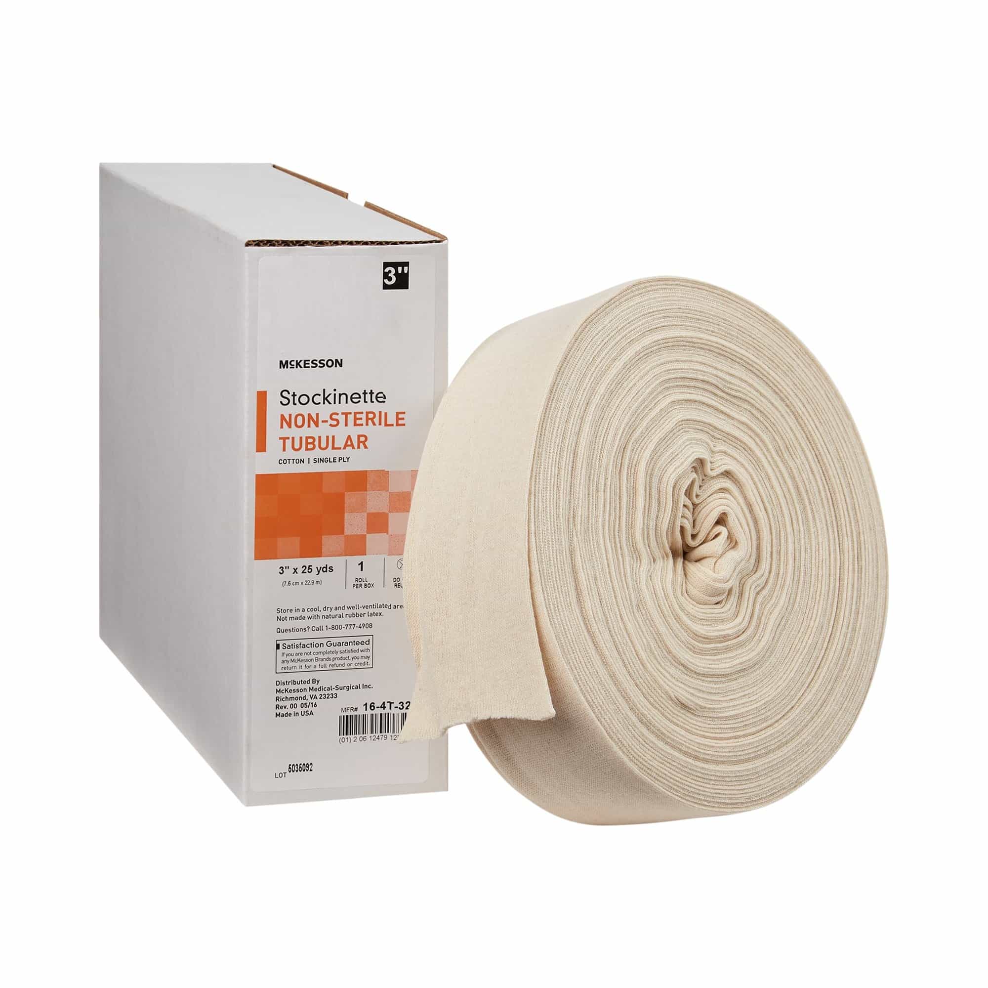 McKesson Stockinette, Non-Sterile, Tubular, 3" X 25 yd