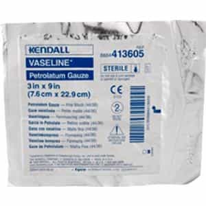 Cardinal Health Kendall Vaseline Petrolatum Gauze Strip, 3 X 9"