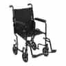 McKesson Lightweight Transport Chair with Padded Arms, Swing-away Footrests