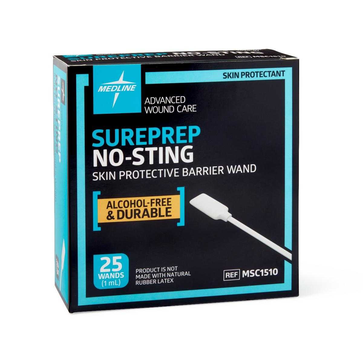 Medline Sureprep No-Sting Skin Protective Barrier Wand