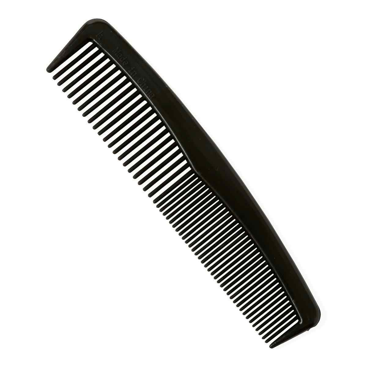 Medline Classic Plastic Comb, Black