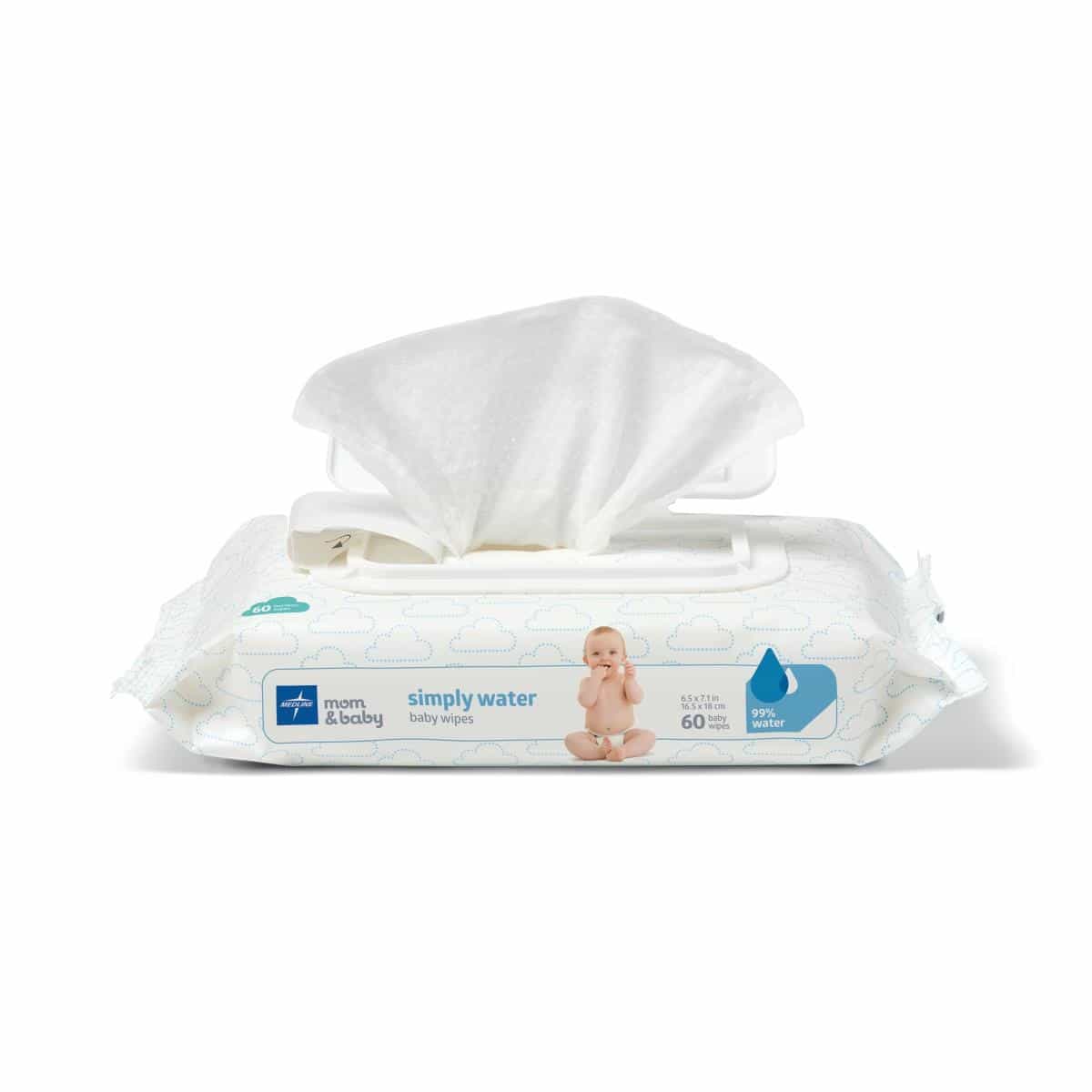 Medline Simply Water Wet Wipes