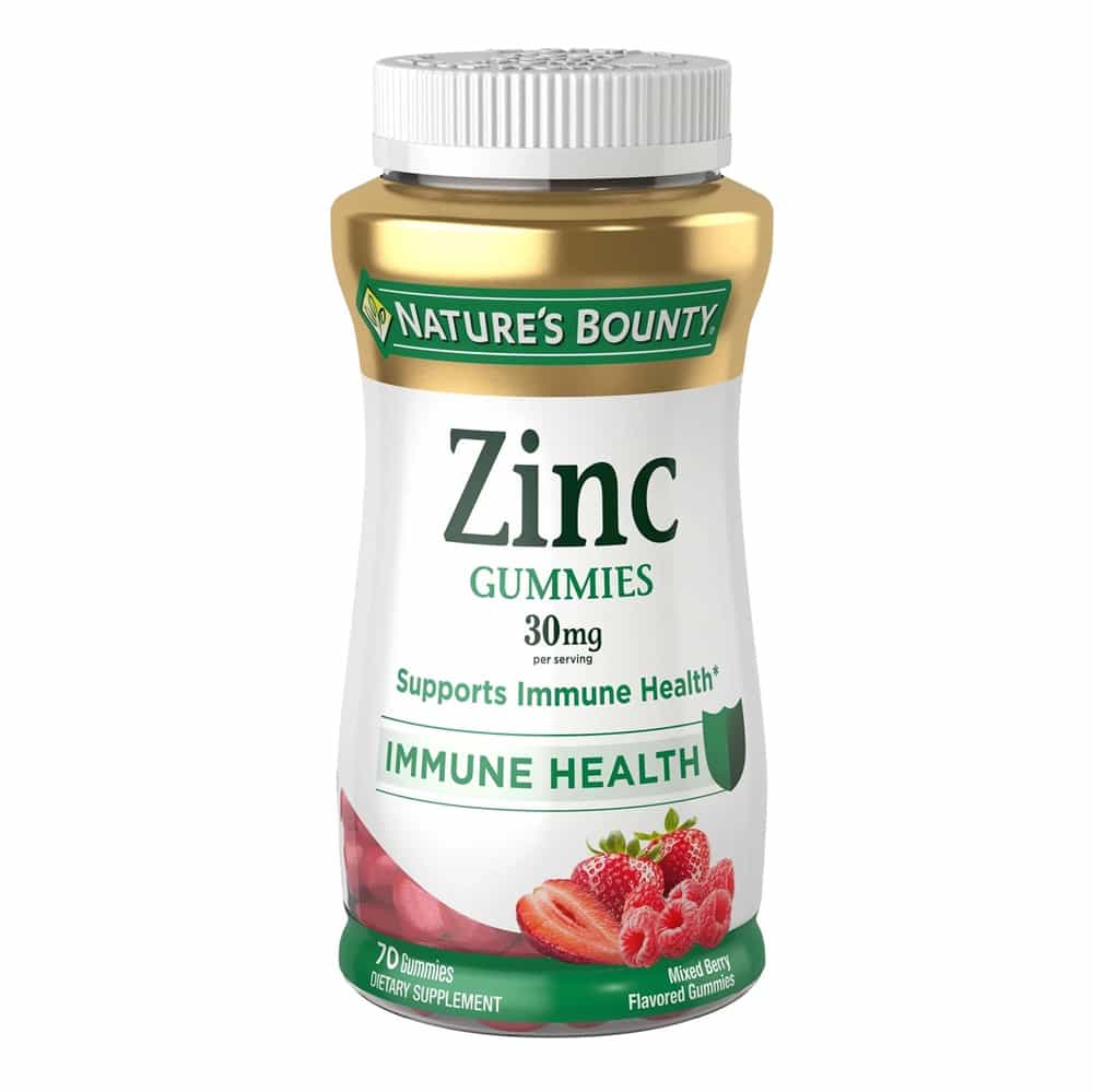 Nature's Bounty Zinc Gummies 30mg