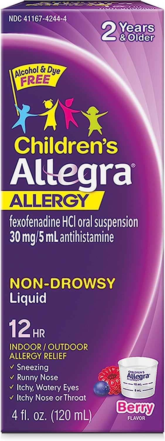 Children's Allegra 12 Hour Allergy Relief Liquid