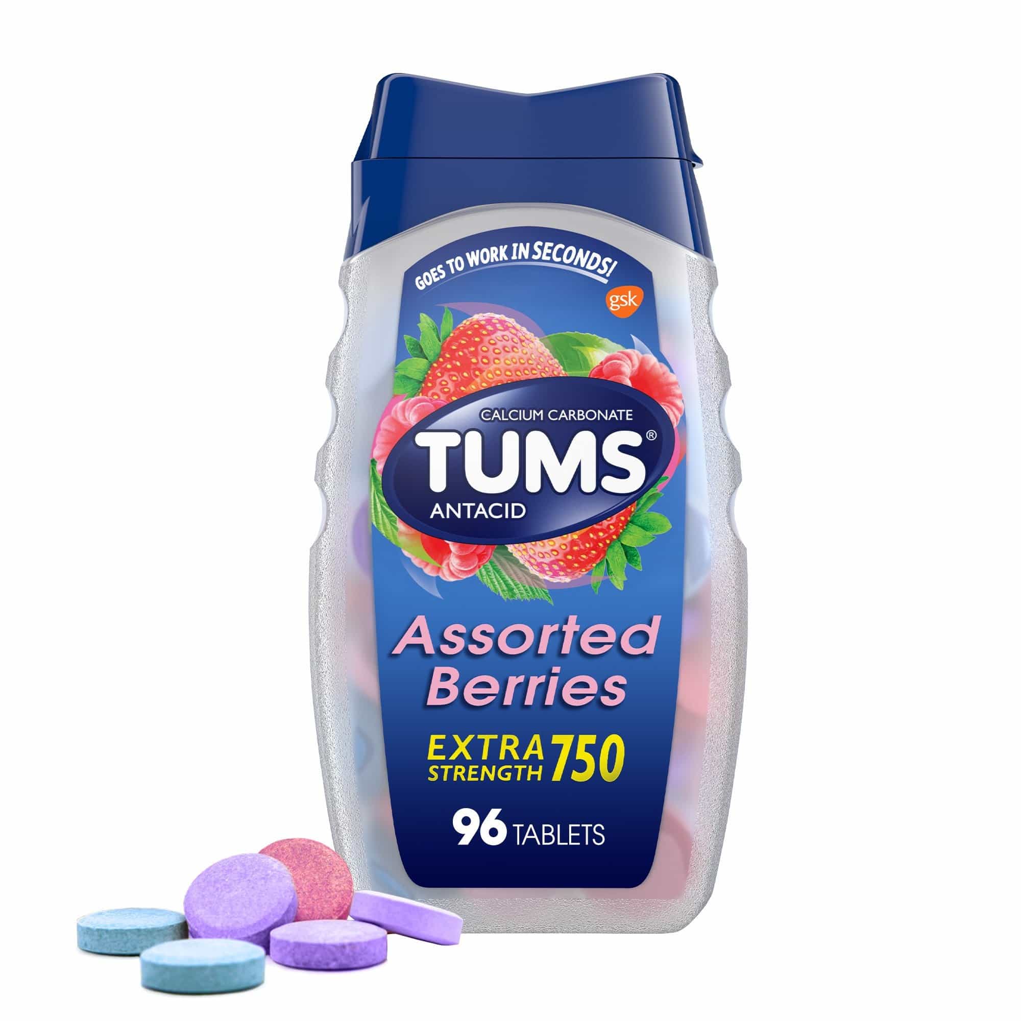 Tums Extra Strength, 750mg