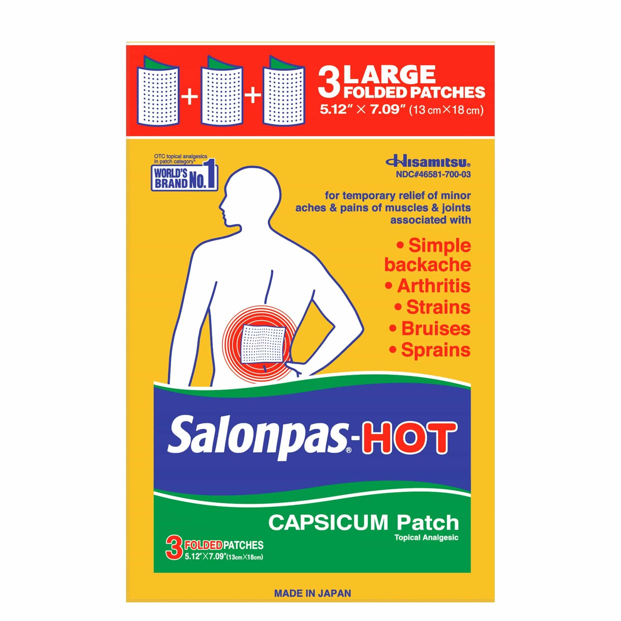 Salonpas Hot Capsicum Patches