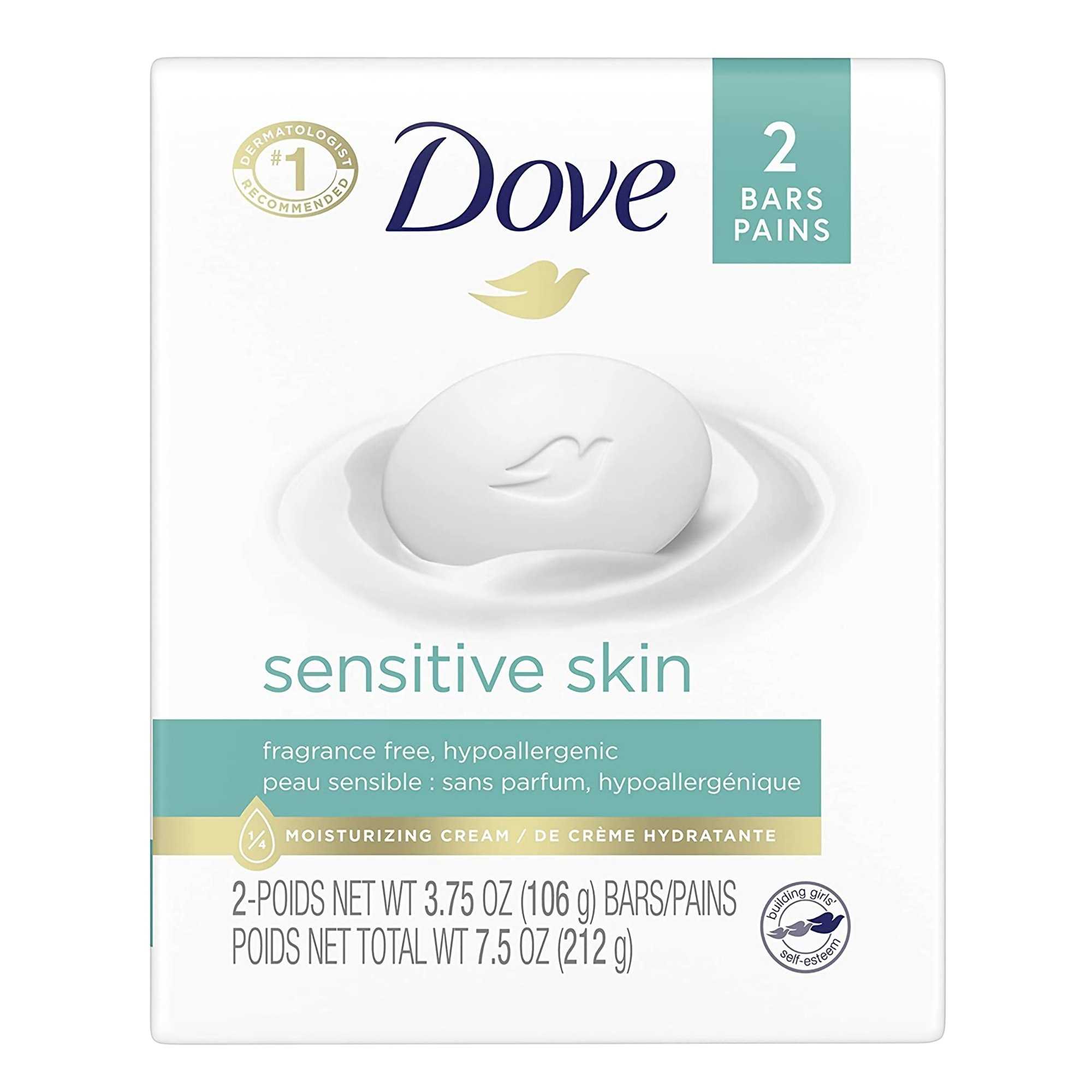 Dove Sensitive Skin Bar Soap