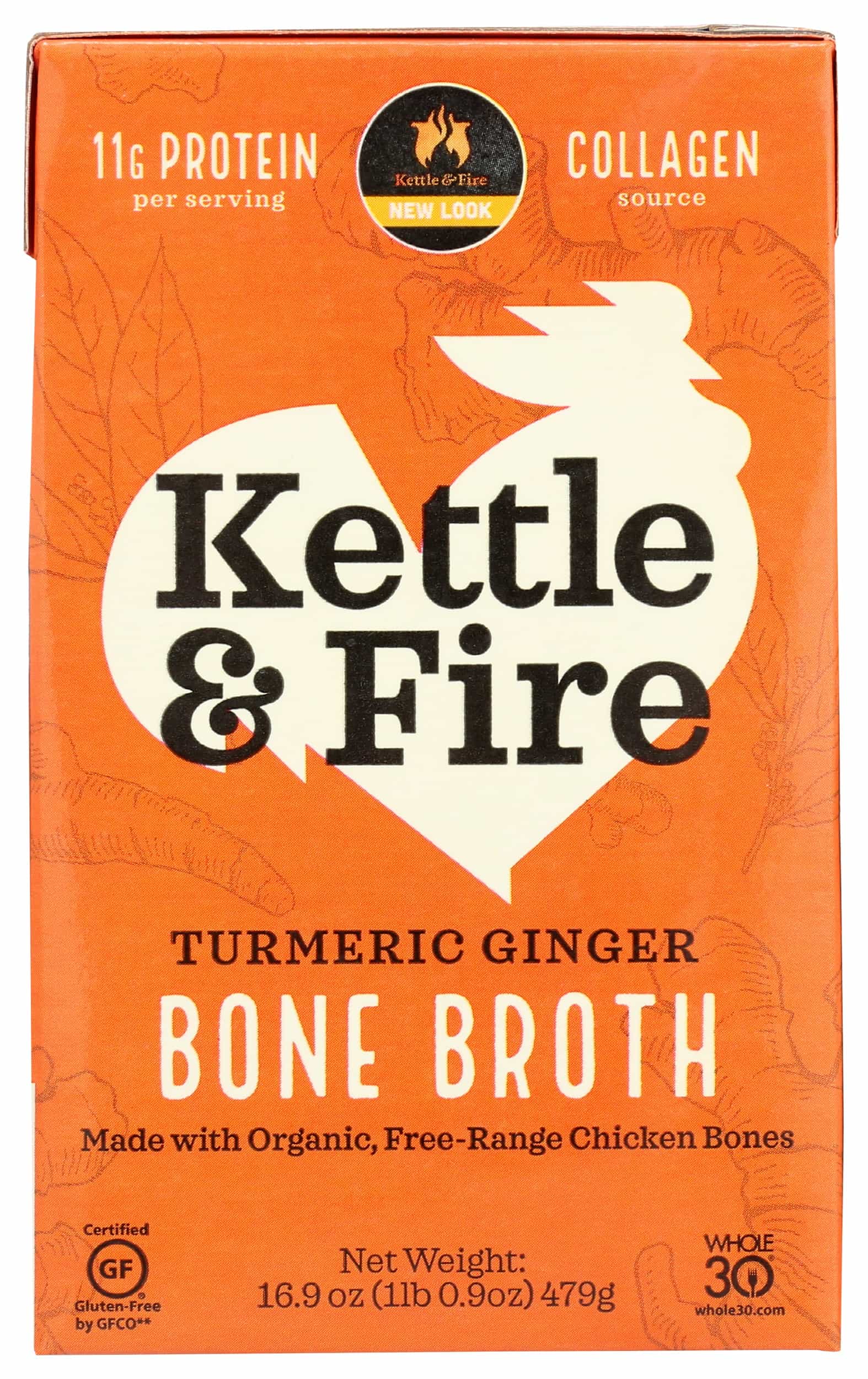 Kettle & Fire Tumeric Ginger Chicken Bone Broth