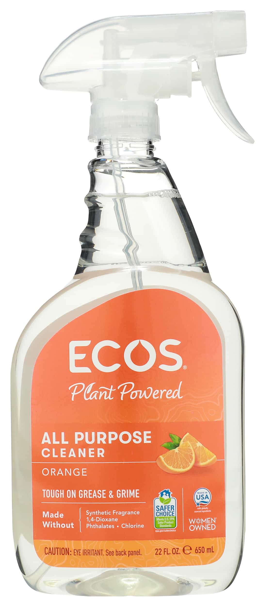 ECOS Plant Powered All Purpose Cleaner, Orange