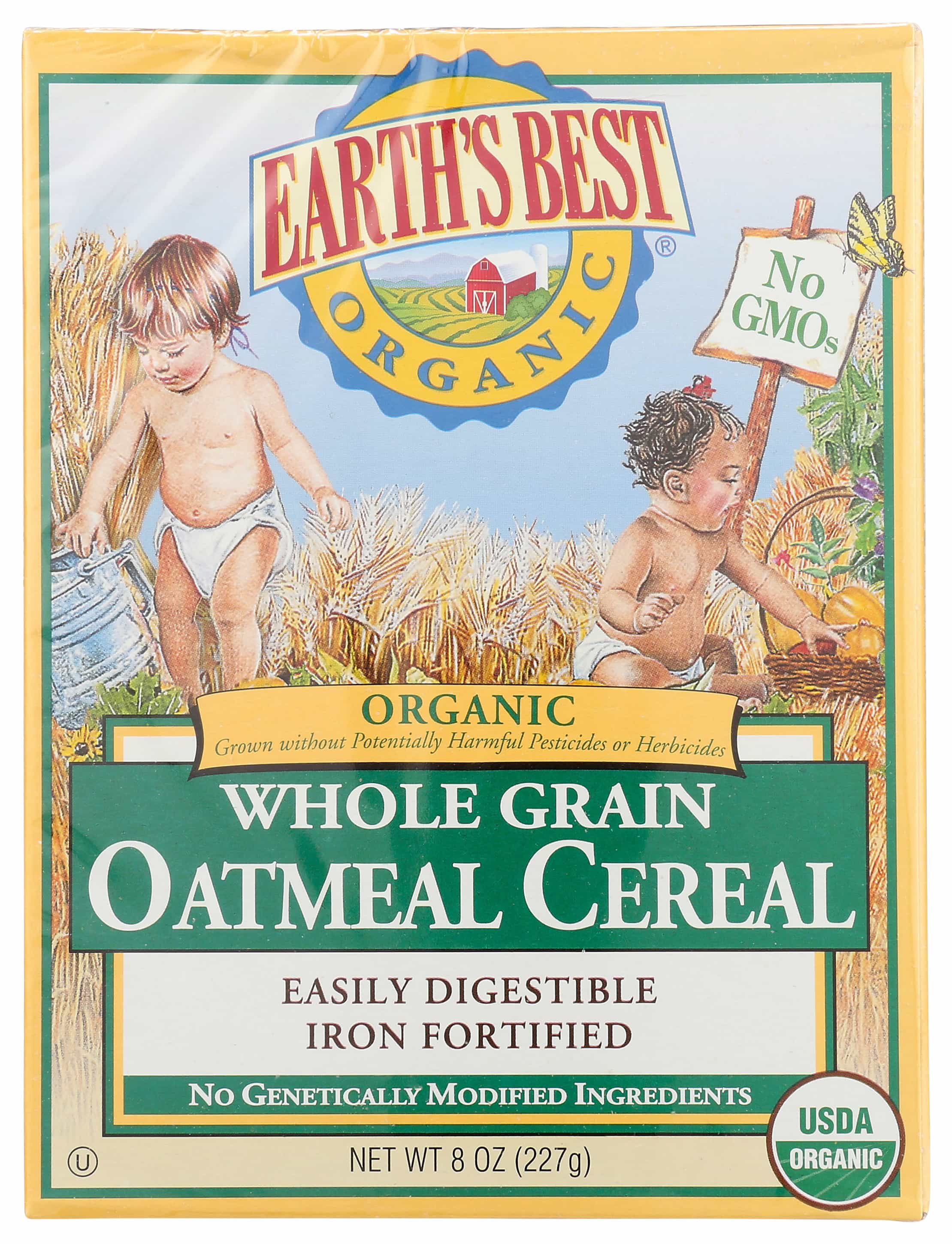 Earth's Best Organic Whole Grain Oatmeal Cereal