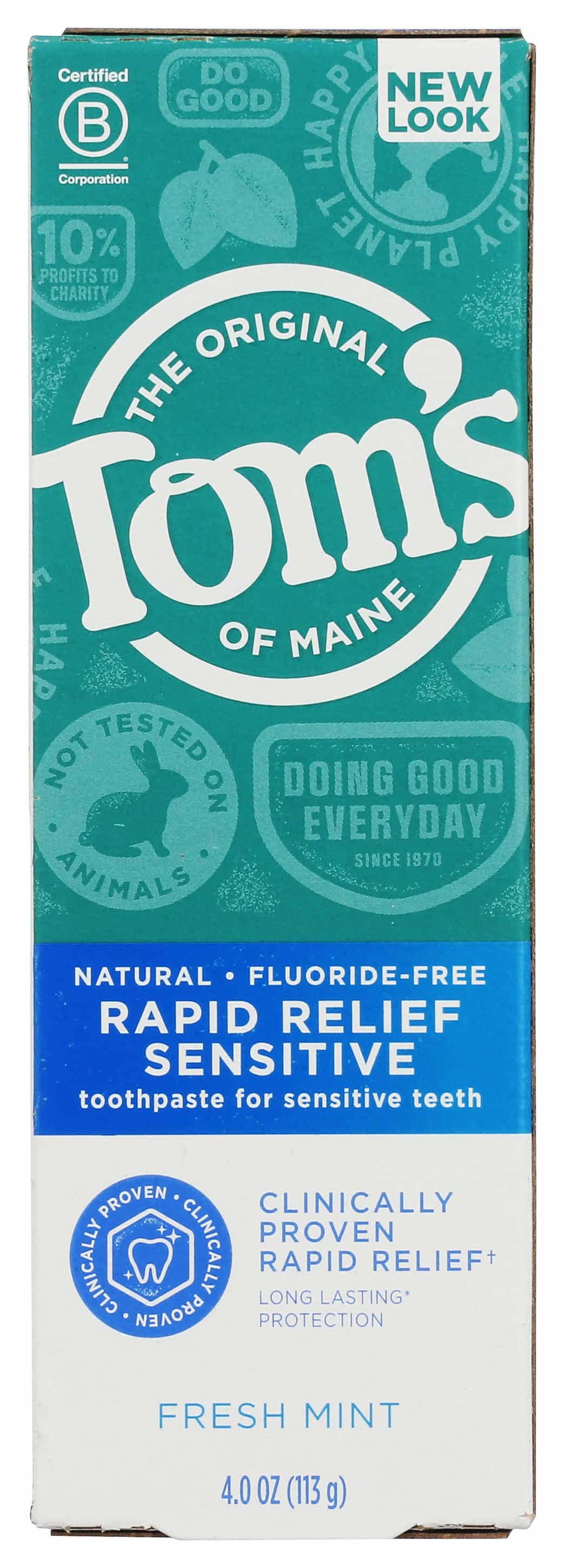 Tom's of Maine Rapid Relief Sensitive Toothpaste