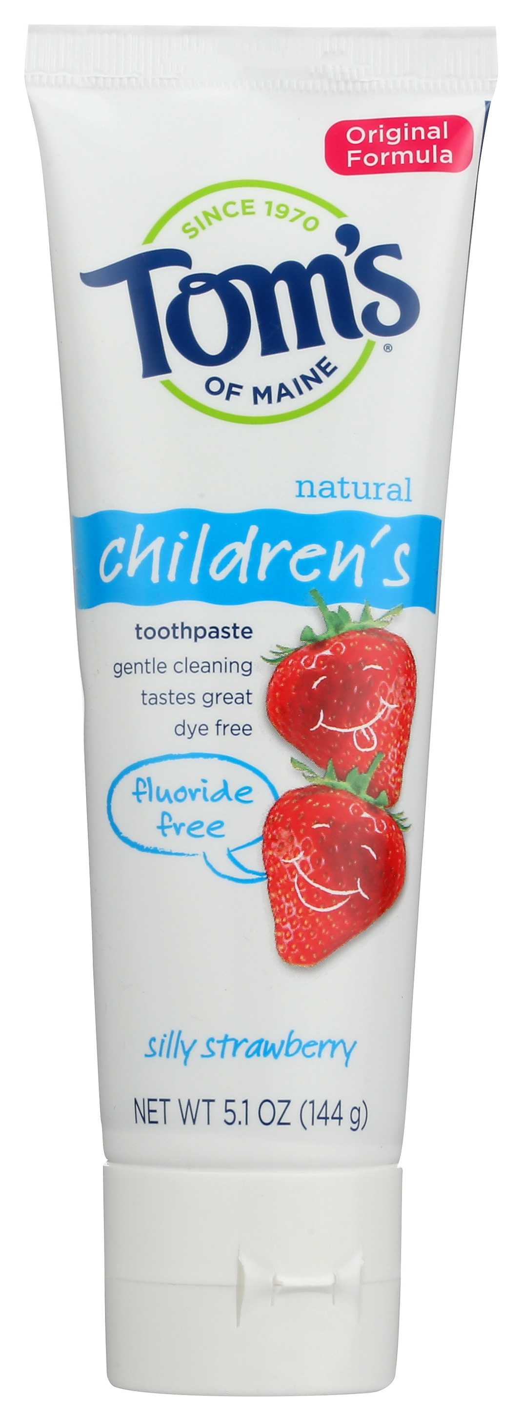 Tom's of Maine Kid's Toothpaste, Fluoride Free