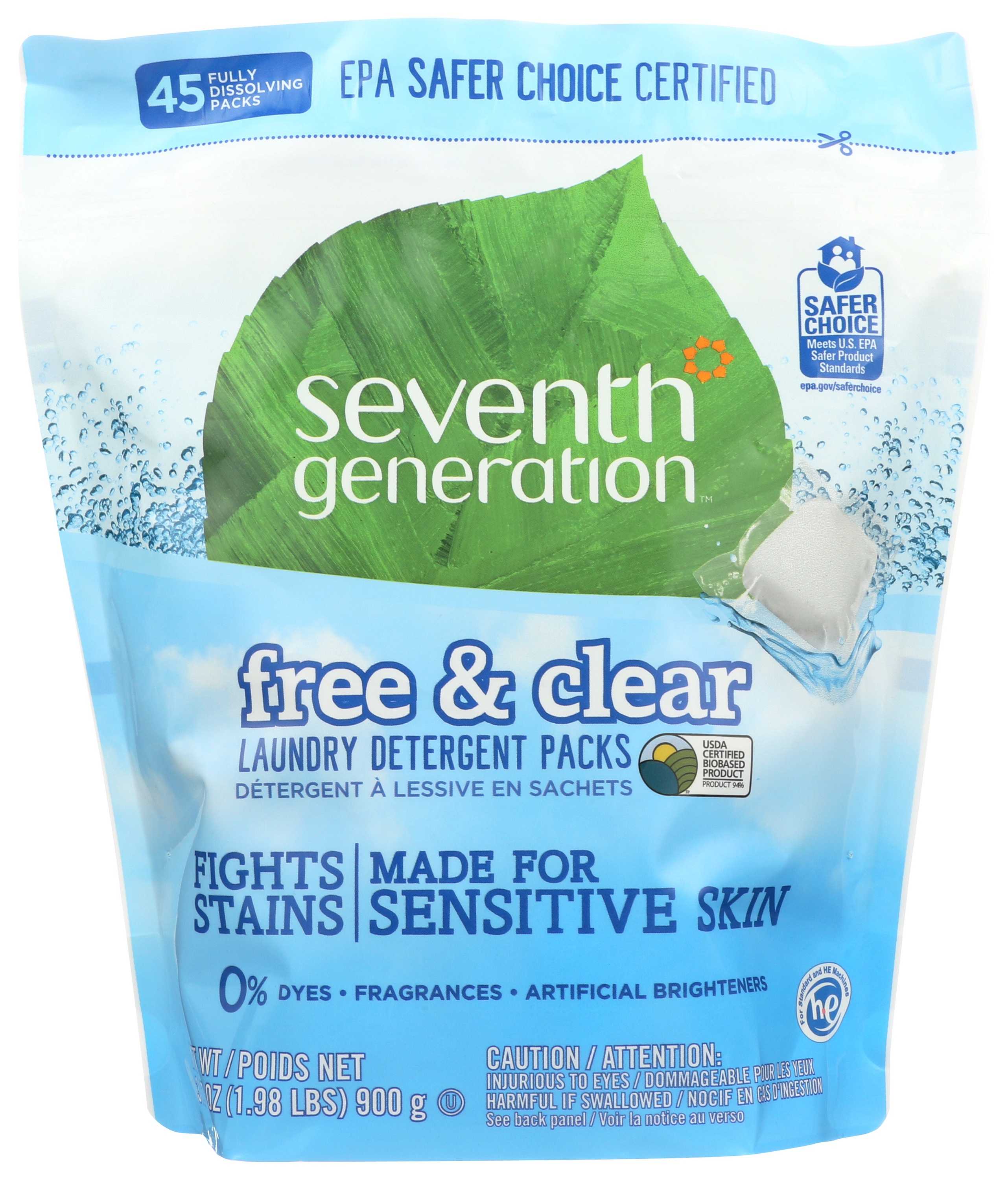 Seventh Generation Laundry Detergent Packs