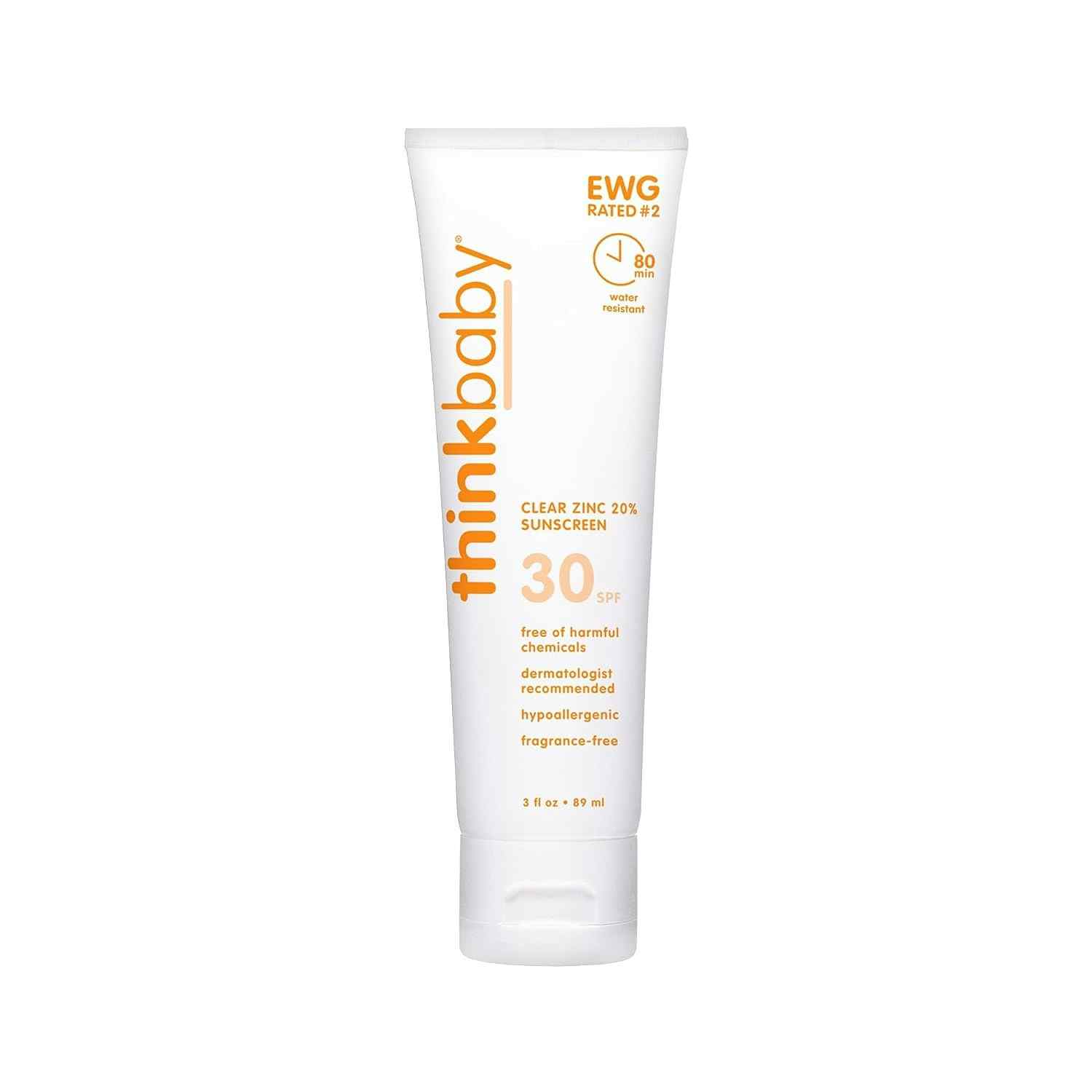 Thinkbaby Clear Zinc Sunscreen