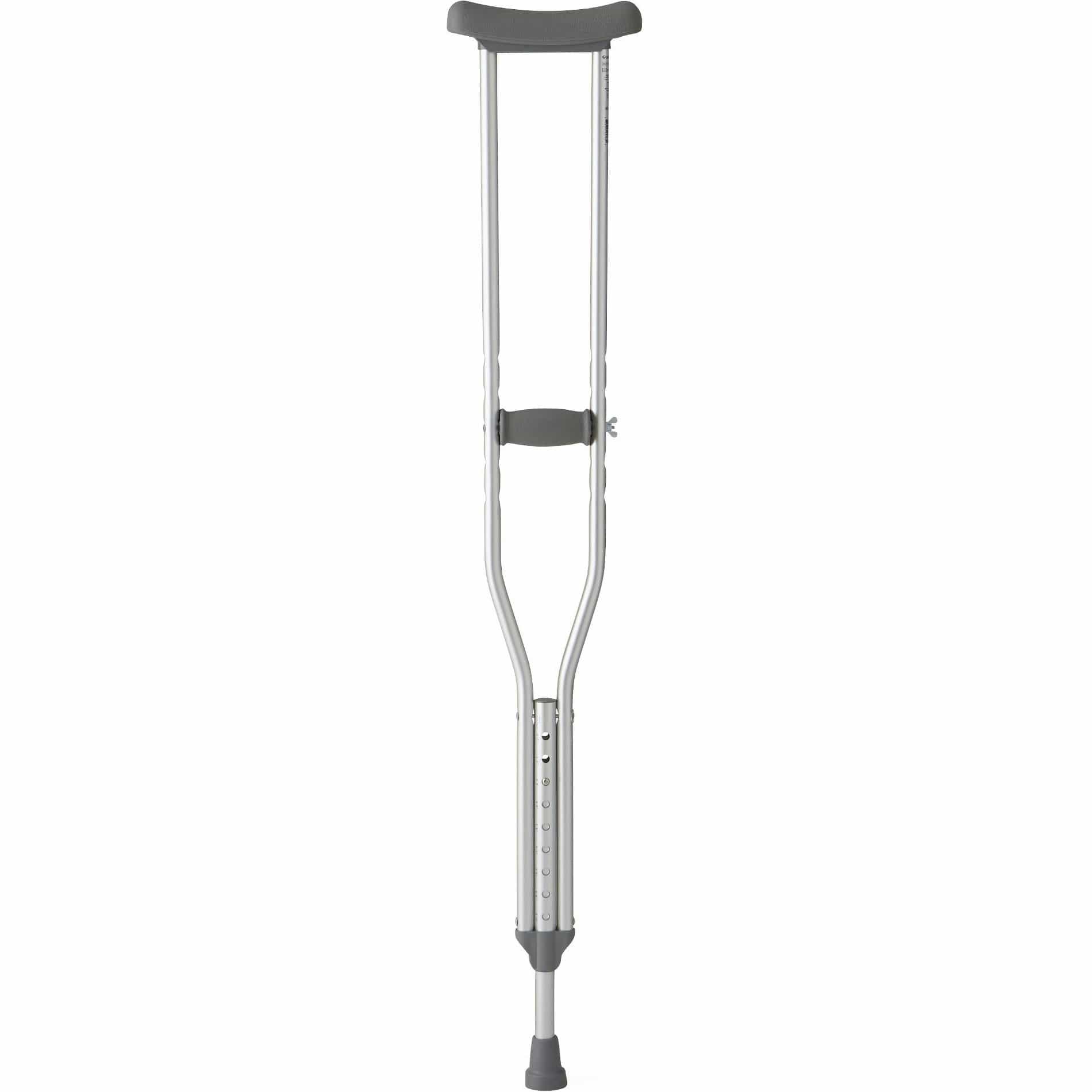 Medline Standard Aluminum Push-Button Crutches