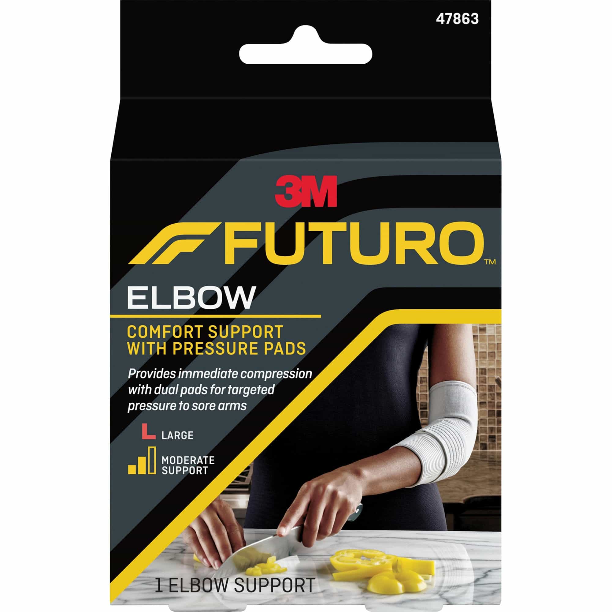 3M FUTURO Comfort Elbow Support with Pressure Pads