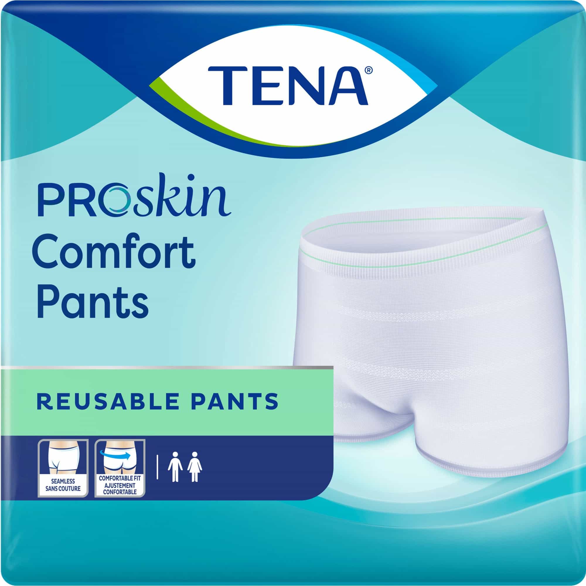 TENA Comfort Reusable Pull On Knit Pant, Unisex