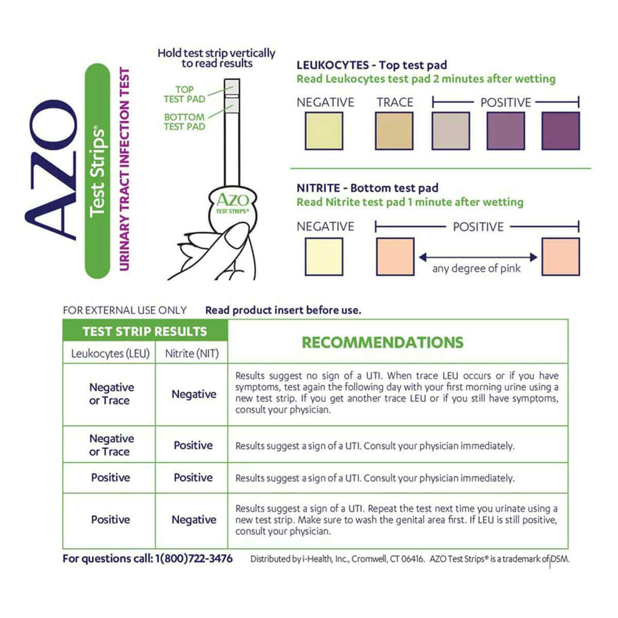 AZO Urinary Tract Infection Test Strips, 78765103267