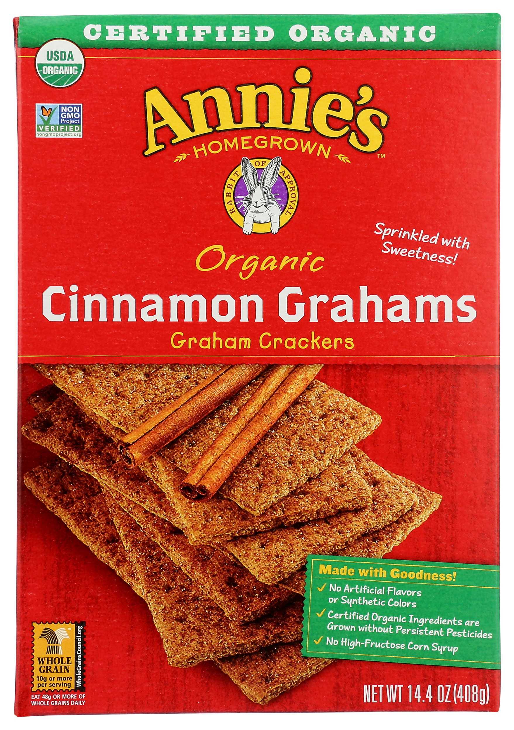 Annie's Homegrown Organic Cinnamon Graham Cracker