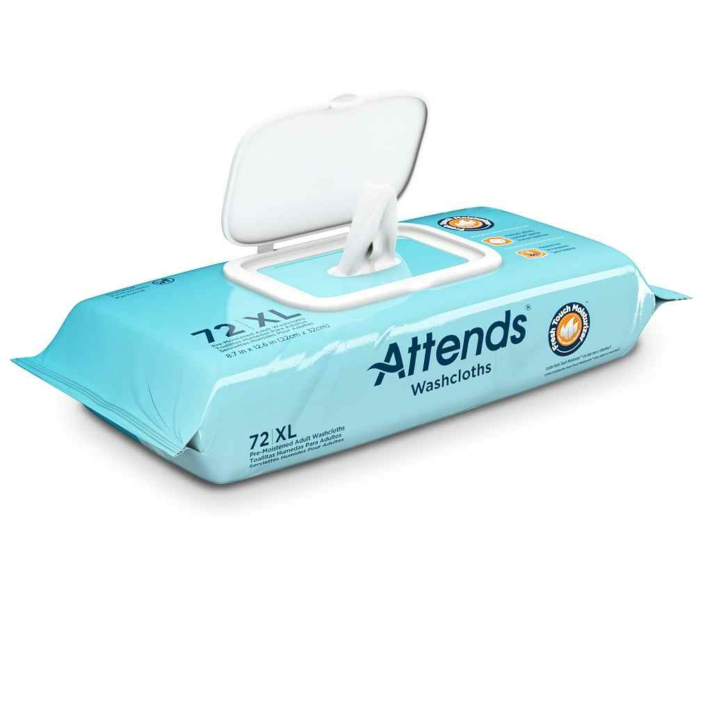 Attends Personal Wipes with Aloe, Scented