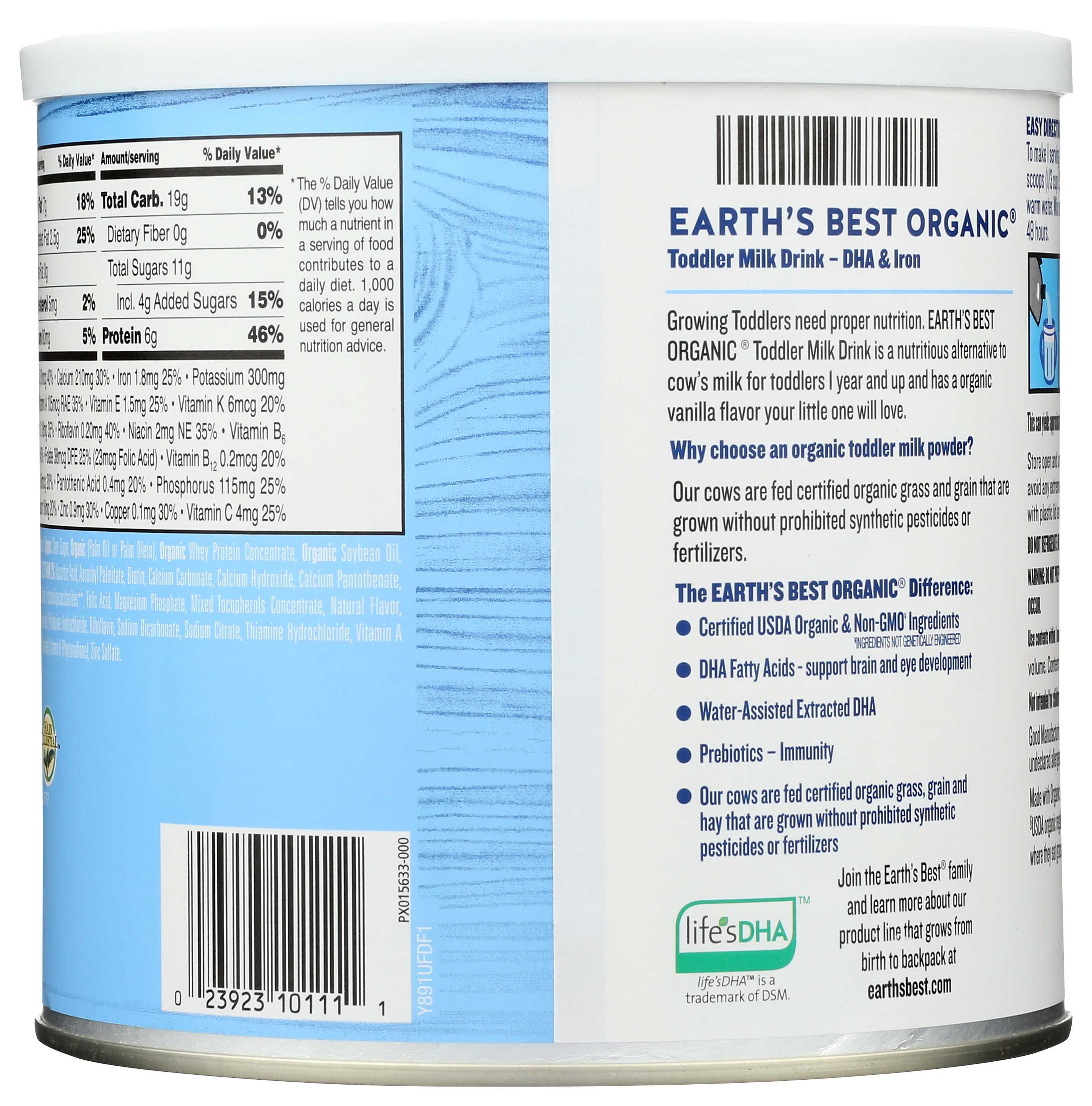 Earth's Best Organic Toddler Milk Drink Powder