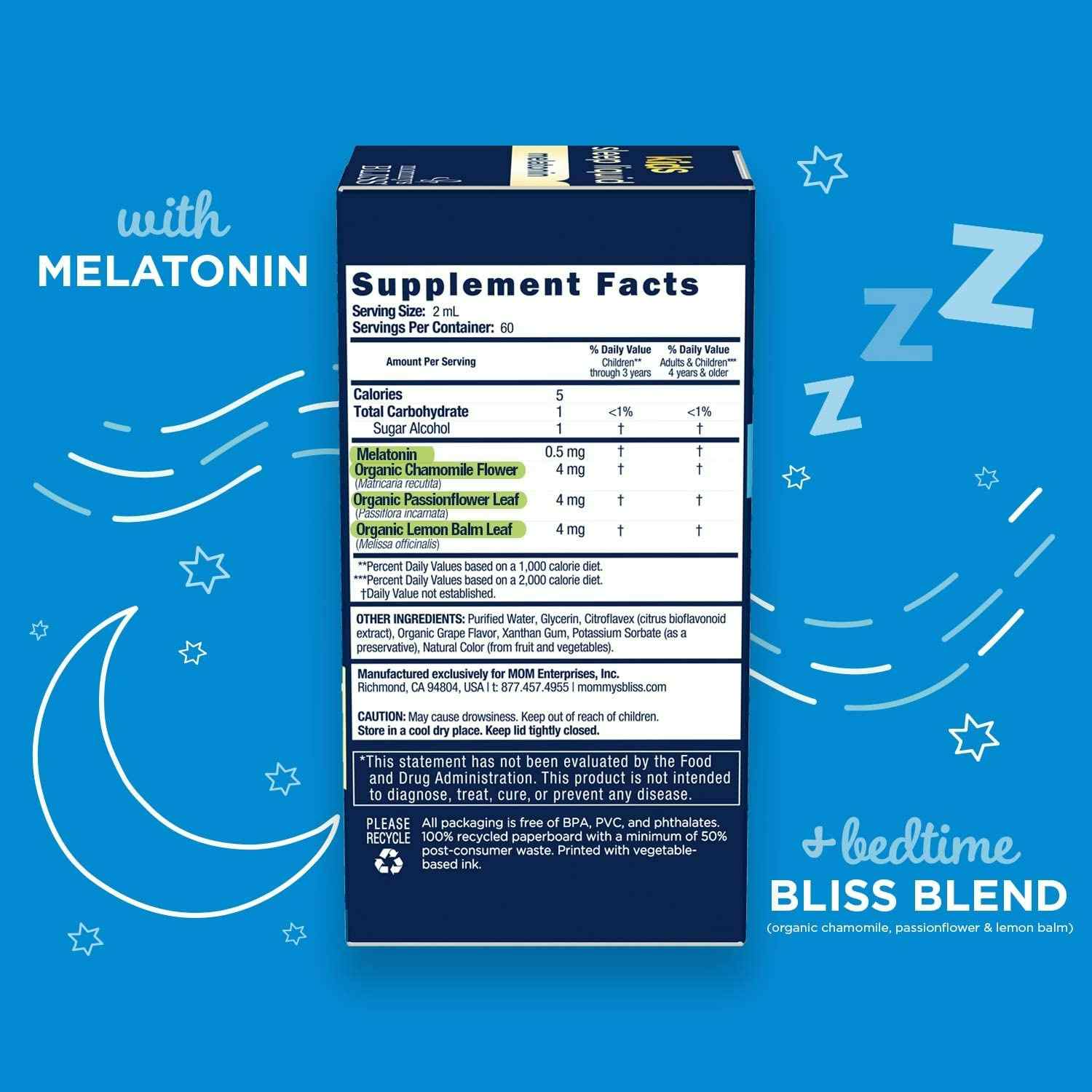 Mommy's Bliss Kids Sleep Liquid with Melatonin