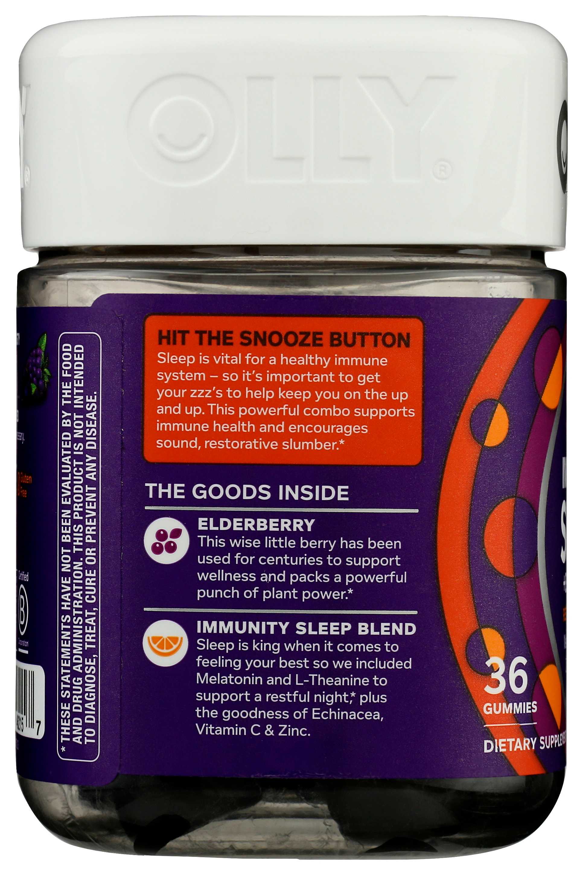 OLLY Immunity Sleep + Elderberry Gummies