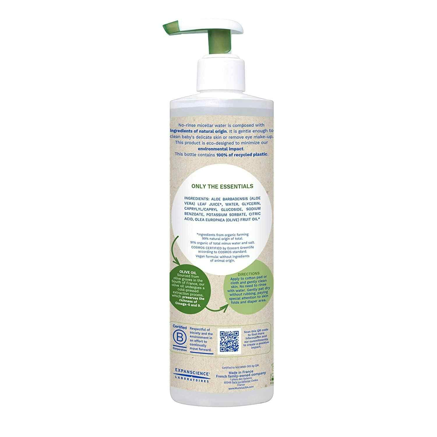 Mustela Organic Micellar Water