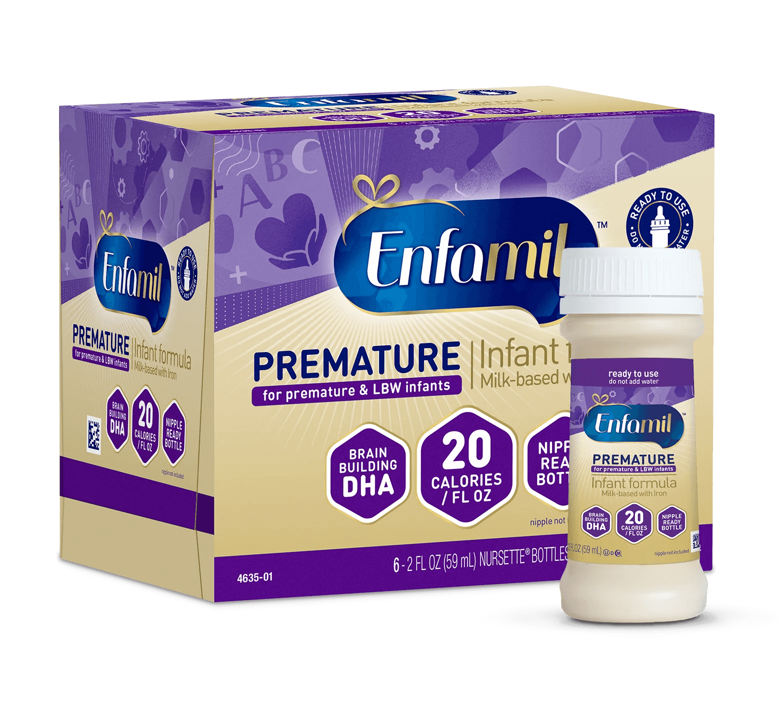 Enfamil Premature with Iron Ready-to-Use Nursette Bottle