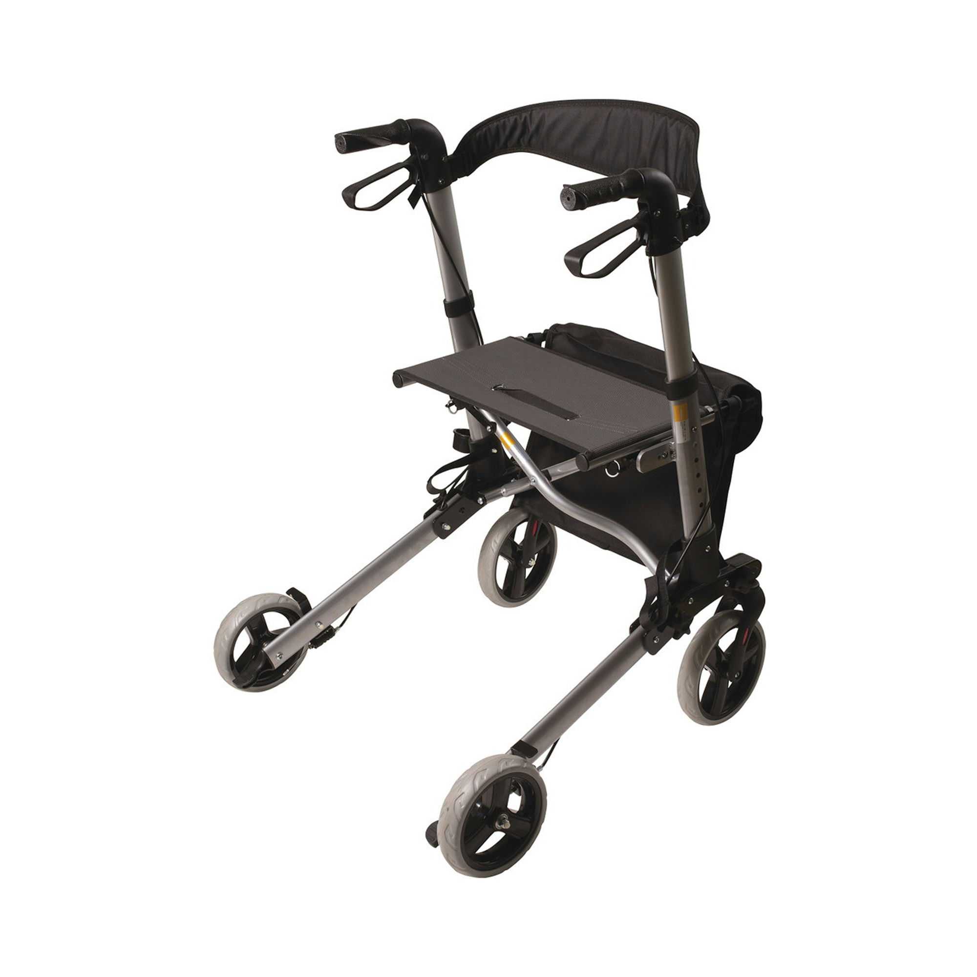 HealthSmart Gateway Titanium Rollator, Aluminum