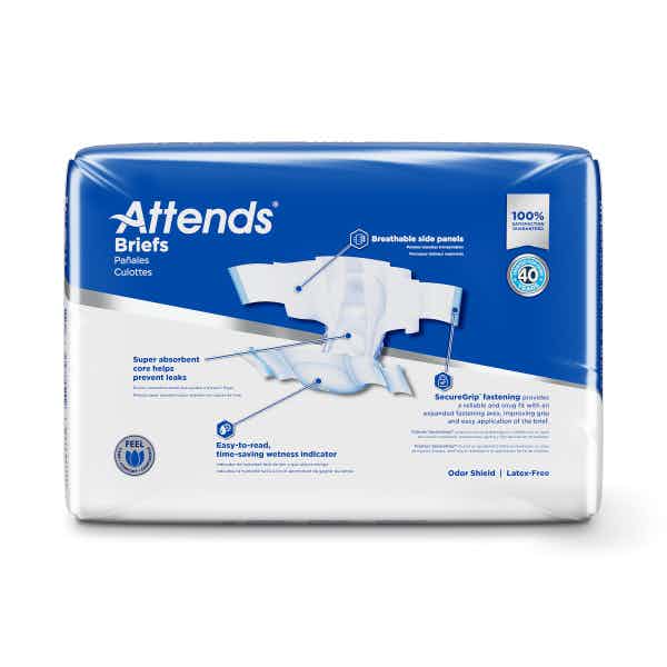 Attends Adult Brief with Tabs, Extra Heavy Absorbency