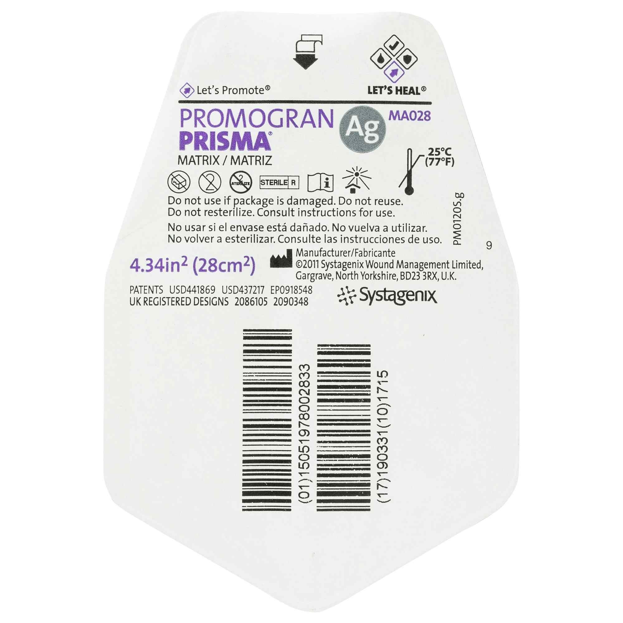 3M Promogran Prisma Collagen Matrix with ORC and Silver