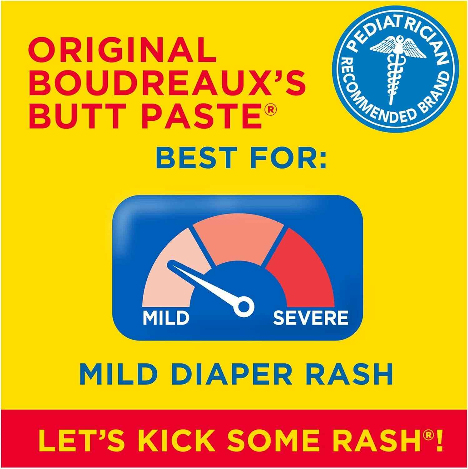 Boudreaux's Butt Paste Baby Diaper Rash Ointment Original