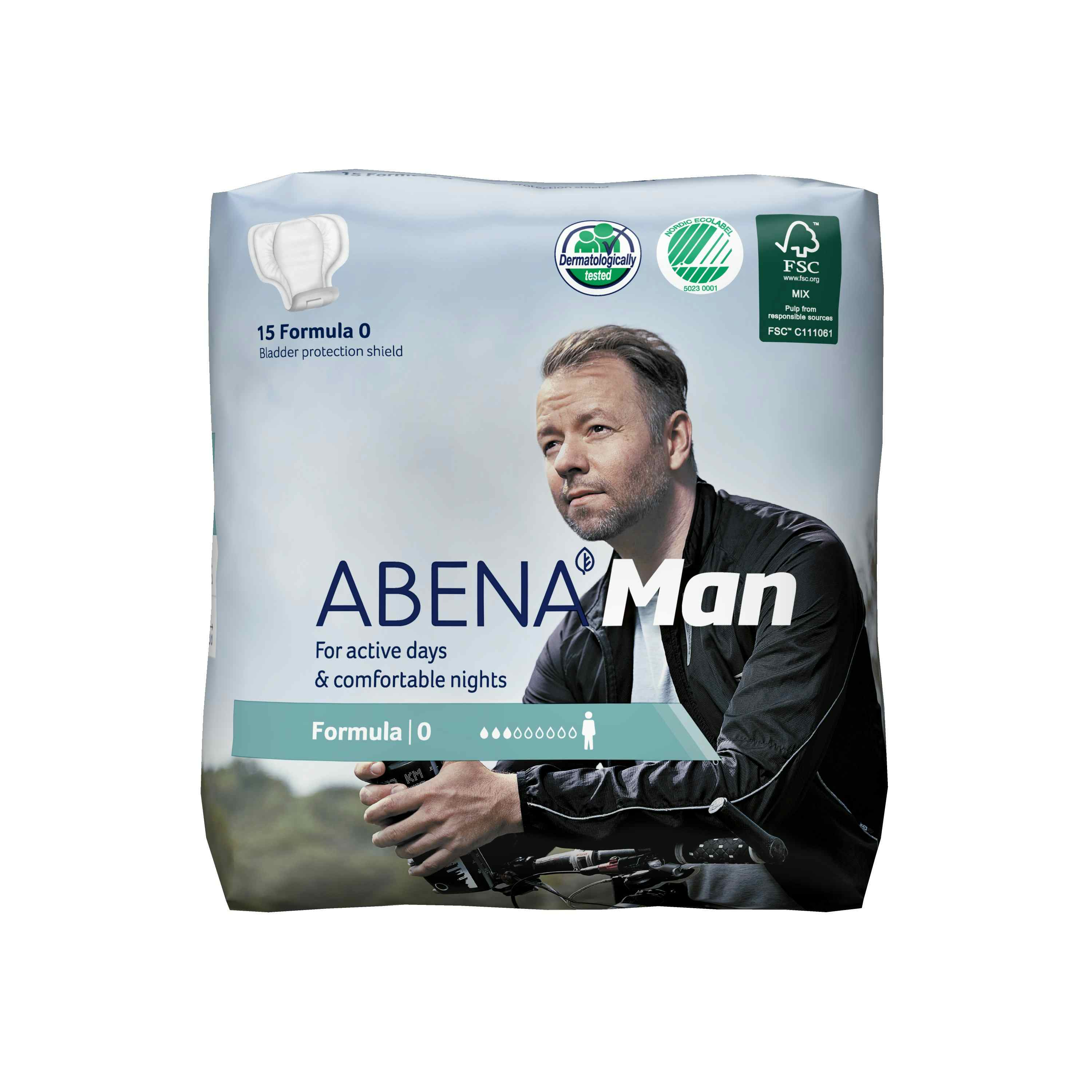 Abena Man Adult Male Disposable Bladder Control Pad Light Absorbency Carewell 6799