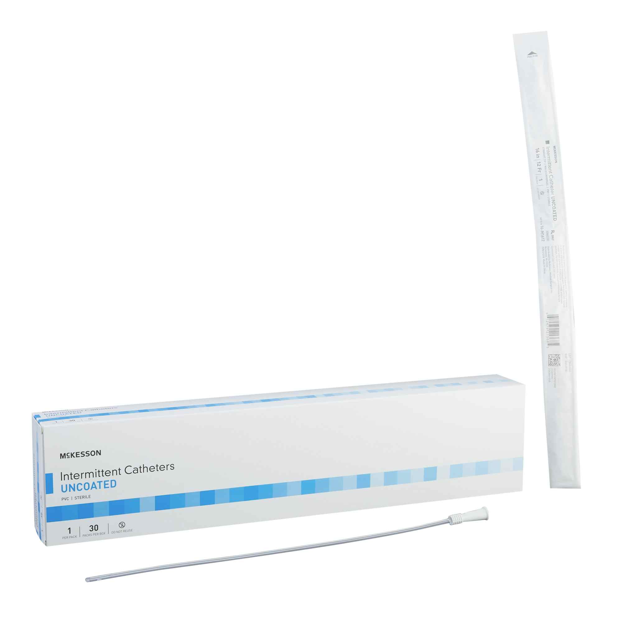 McKesson Male Intermittent Catheters, Straight Tip