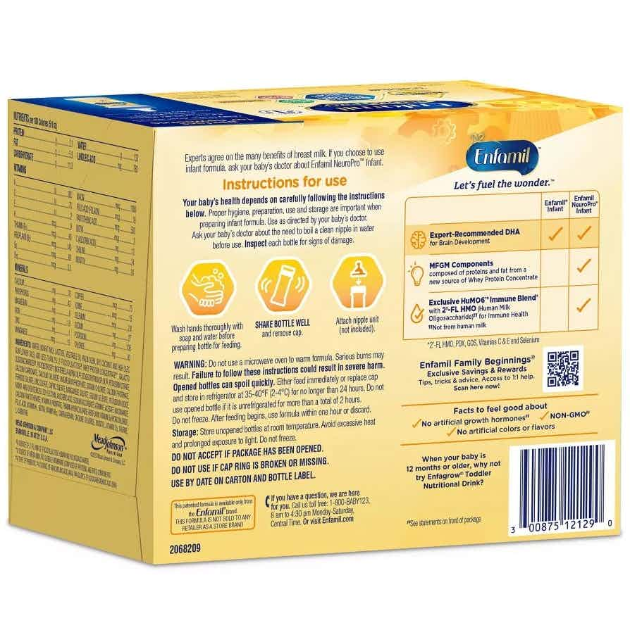 Enfamil NeuroPro Ready-To-Use Infant Formula, 2 oz.