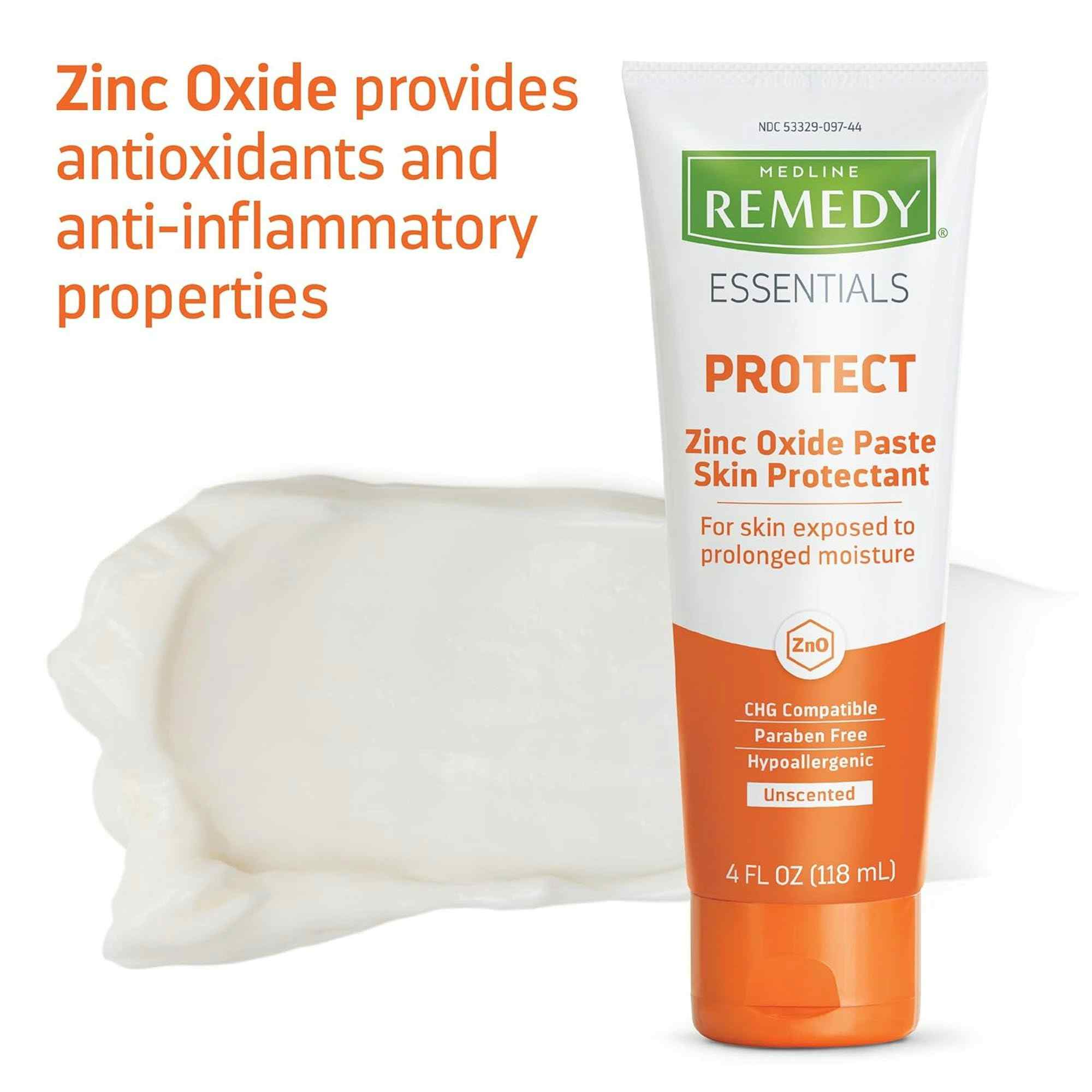 Medline Remedy Essentials Zinc Skin Protectant Paste